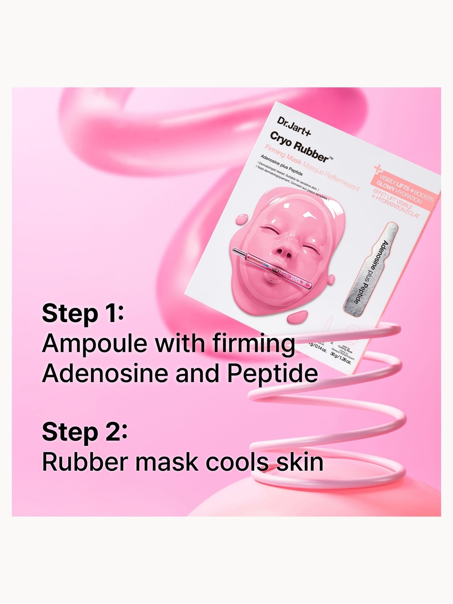 Dr.Jart+ Cryo Rubber™ Firming Hydrogel Mask with Adenosine Dr.Jart+ — detalhe 3