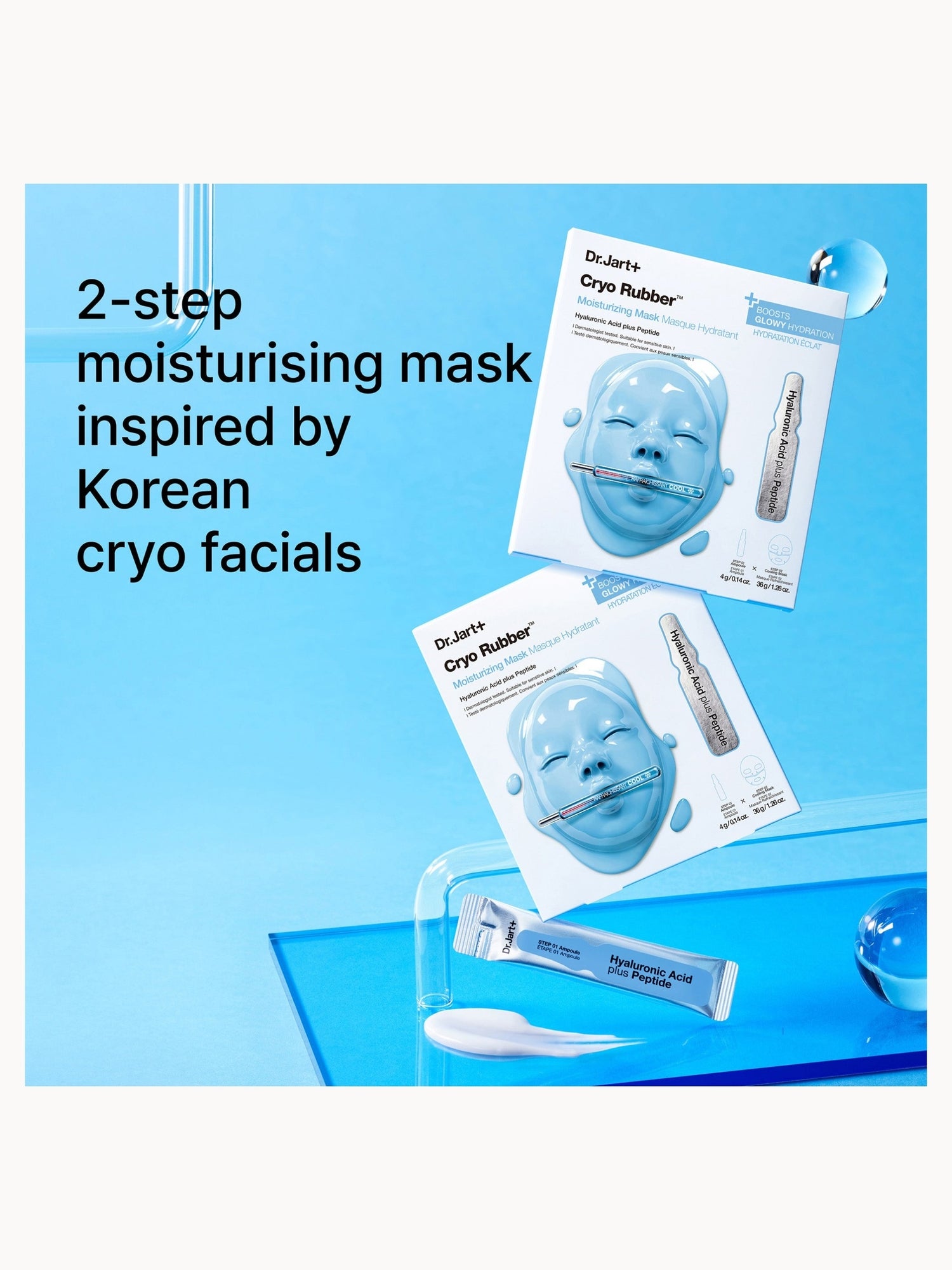 Dr.Jart+ Cryo Rubber Moisturizing Hydrogel Face Mask with Hyaluronic Acid (2 Pack) Dr.Jart+ — detalhe 6