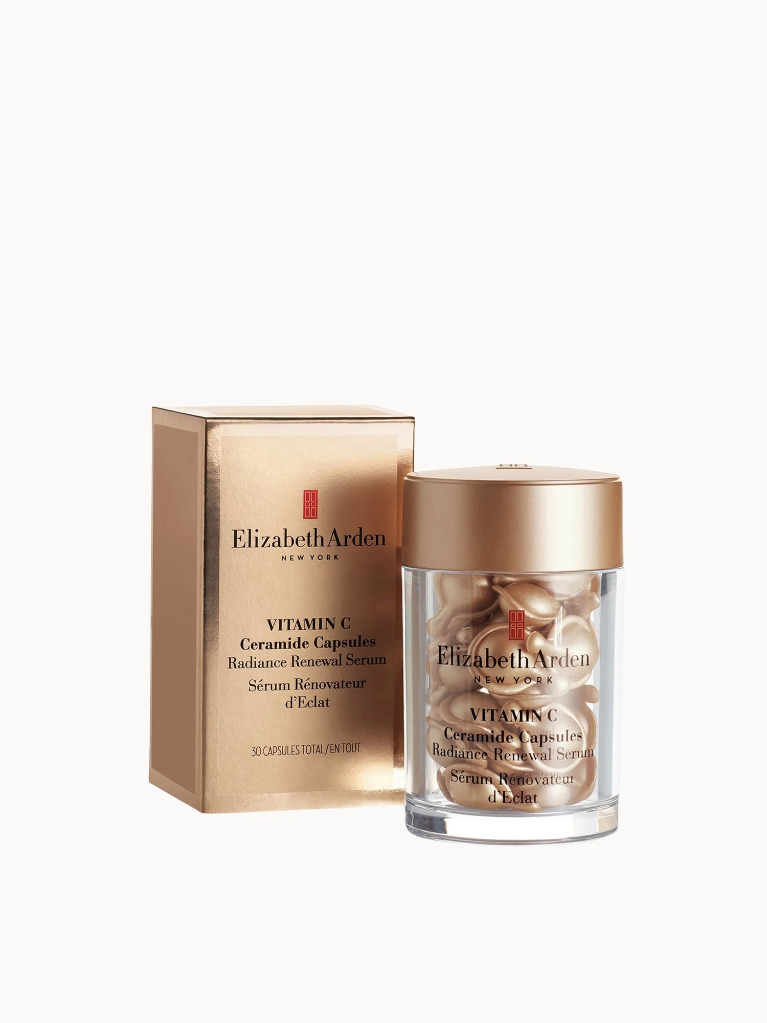 Elizabeth Arden Vitamin C Ceramide Radiance Renewal Serum 60 Capsules Elizabeth Arden — textura e acabamento