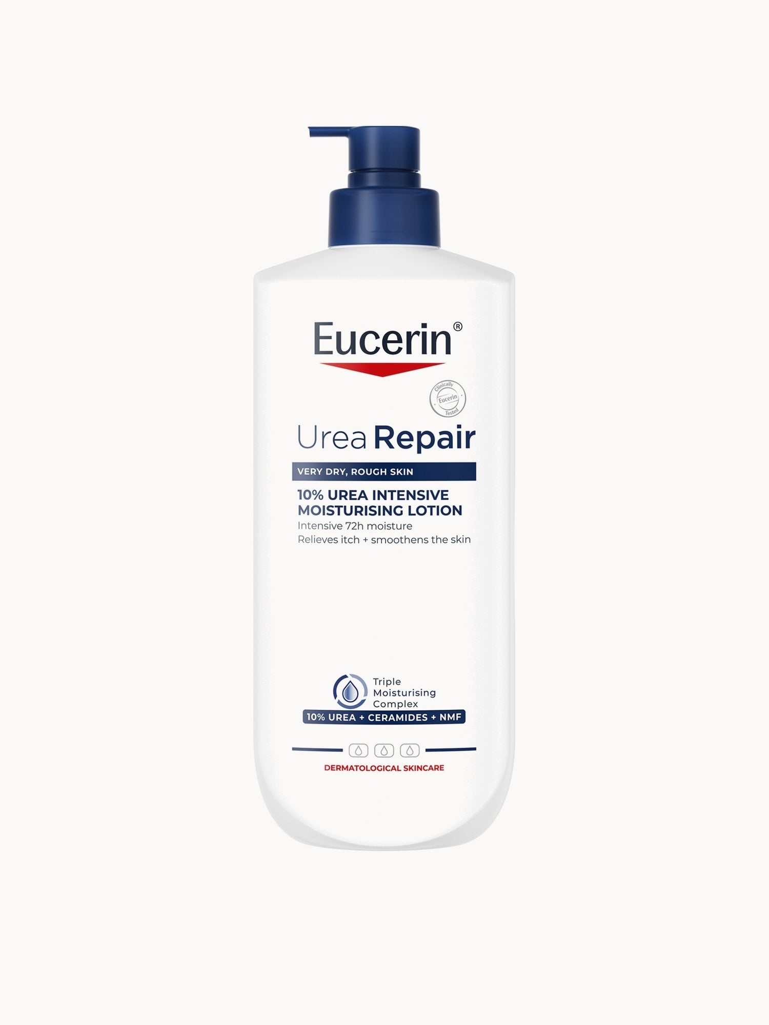 Eucerin UreaRepair 10% Urea Intensive Moisturising Lotion 750ml Eucerin — textura e acabamento