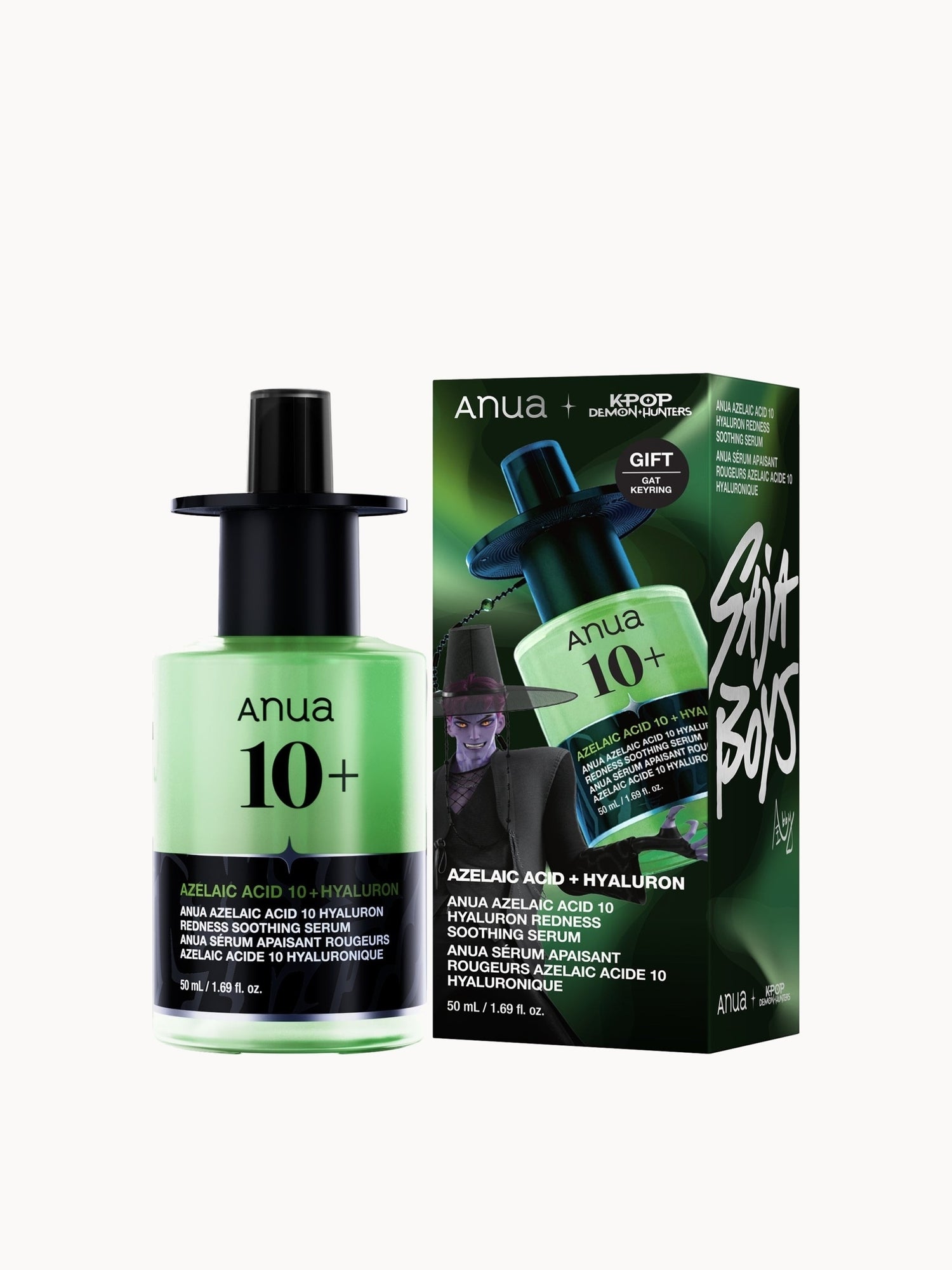 Exclusive Anua KPop Demon Hunters Azelaic Acid 10 Hyaluron Redness Soothing Serum 50ml Anua — textura e acabamento