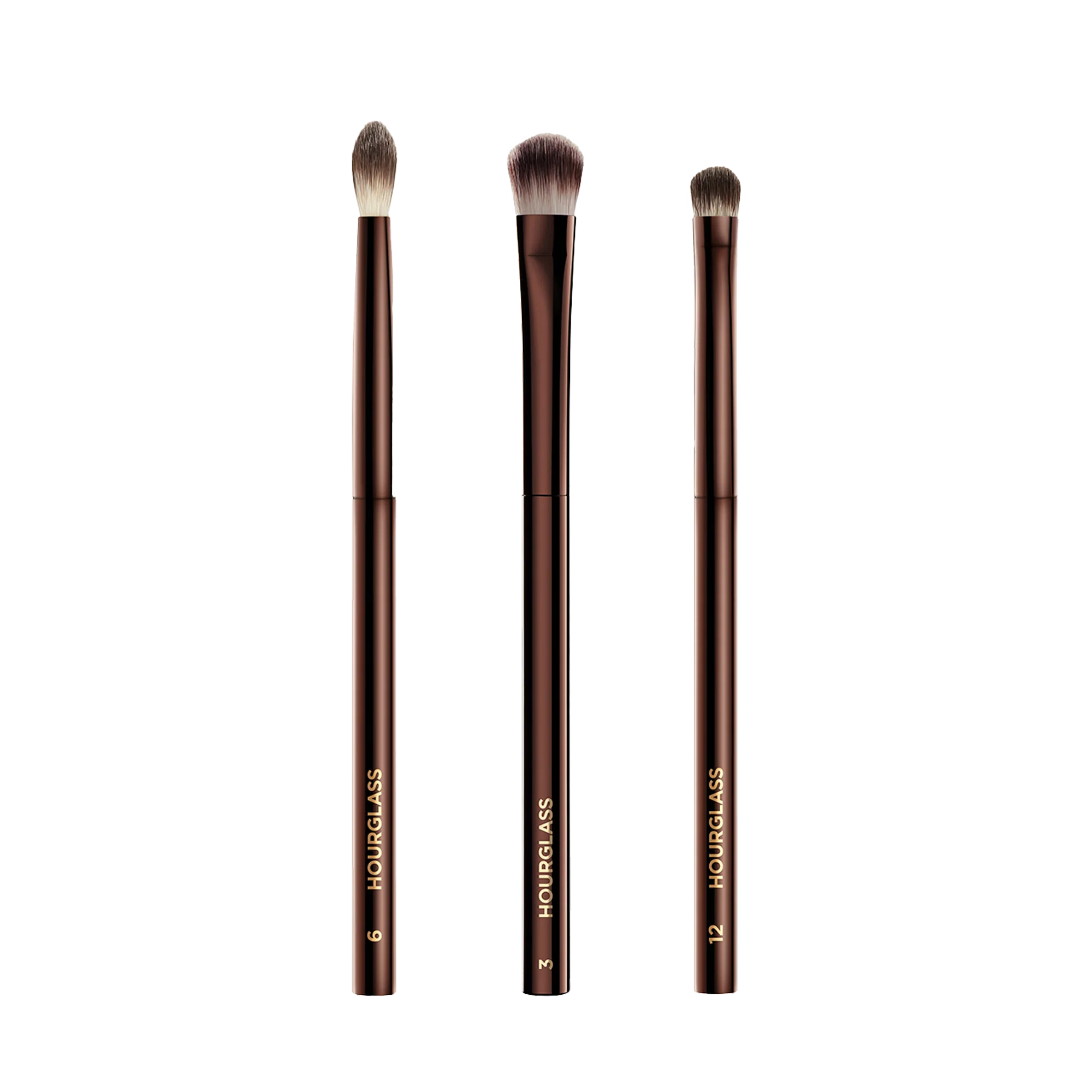 Eyeshadow Brush Set Hourglass — textura e acabamento