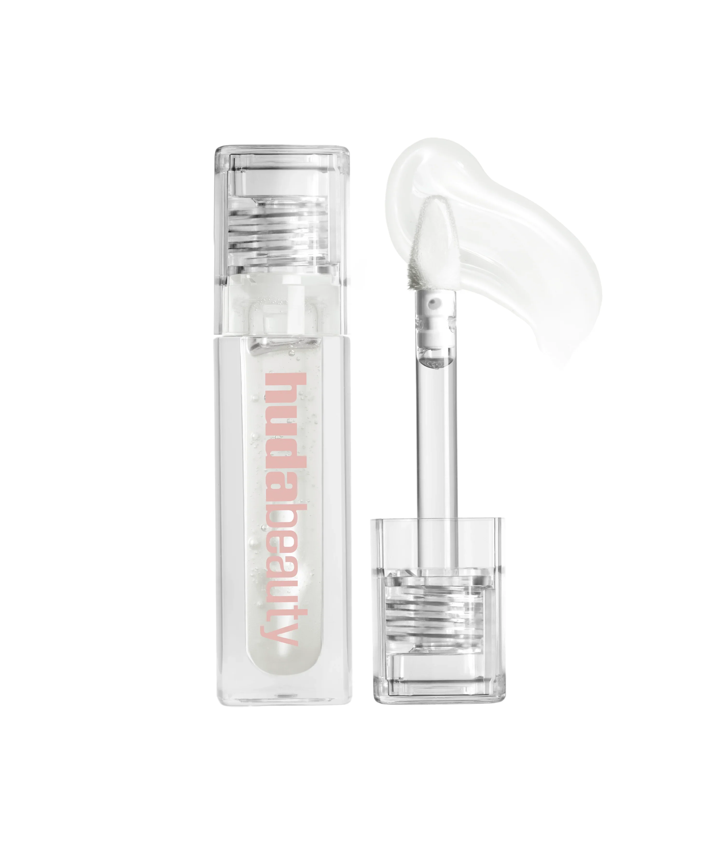 FAUX FILLER Extra Shine Lip Gloss Huda Beauty — textura e acabamento