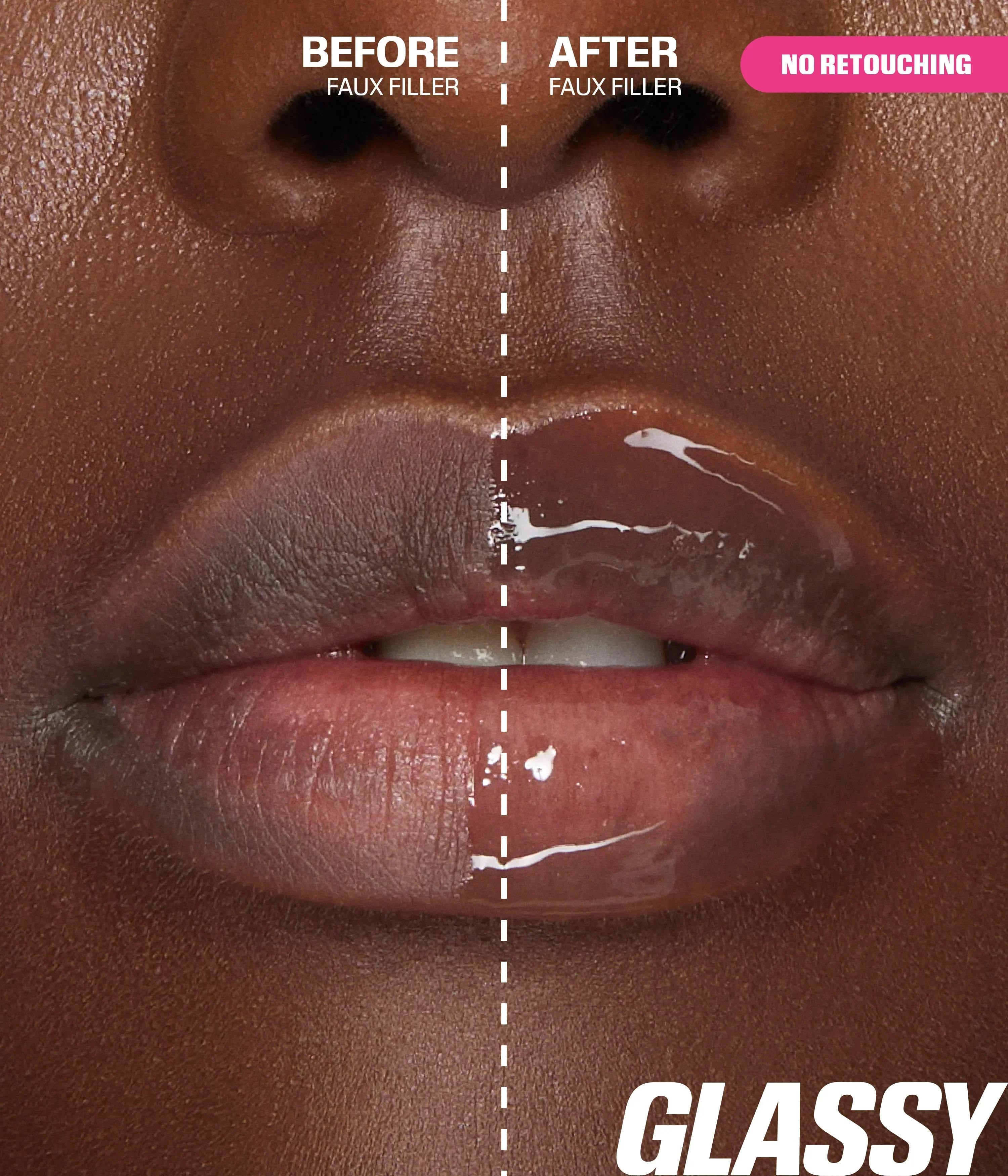 FAUX FILLER Extra Shine Lip Gloss Huda Beauty — detalhe 3
