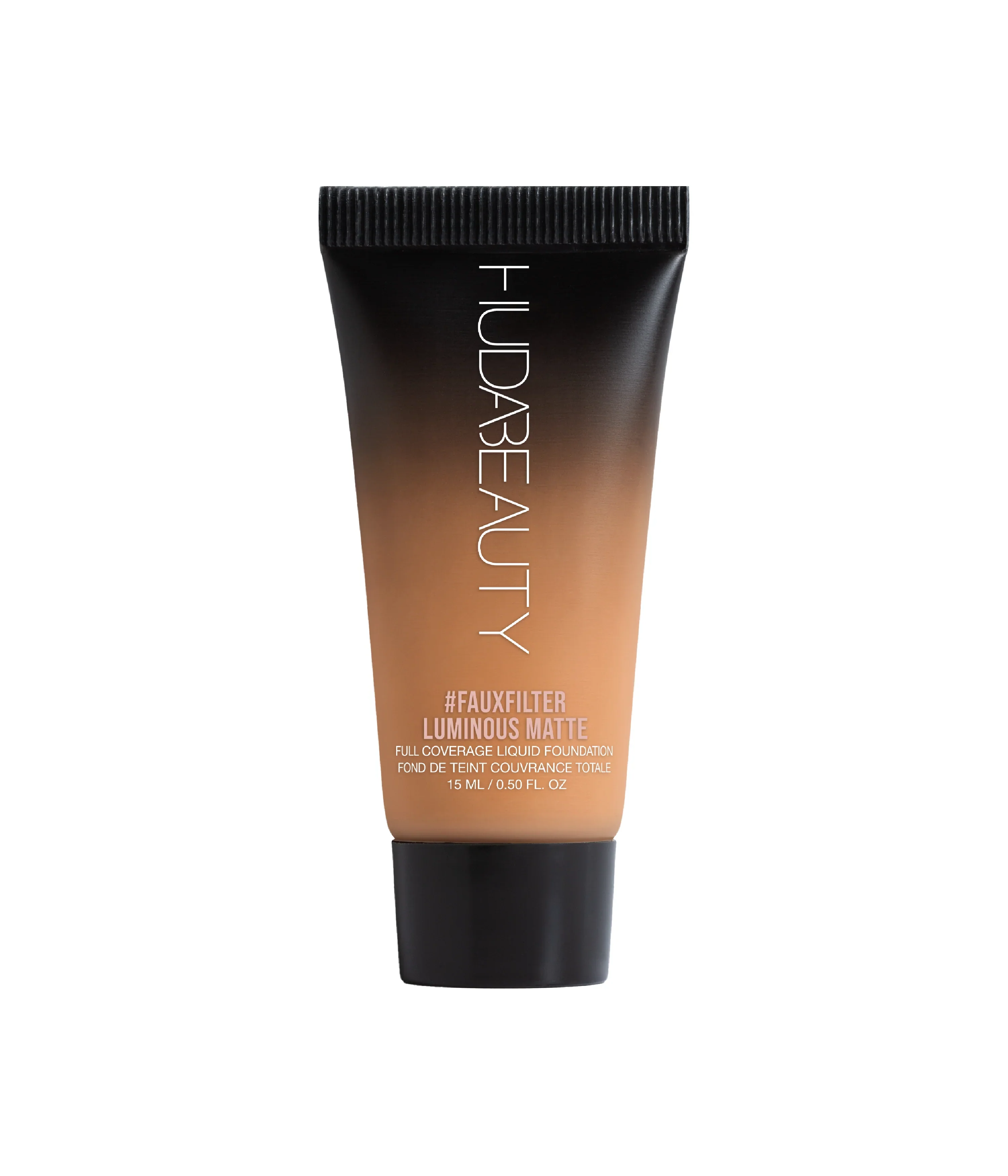 #FauxFilter Luminous Matte Foundation Mini Huda Beauty — textura e acabamento