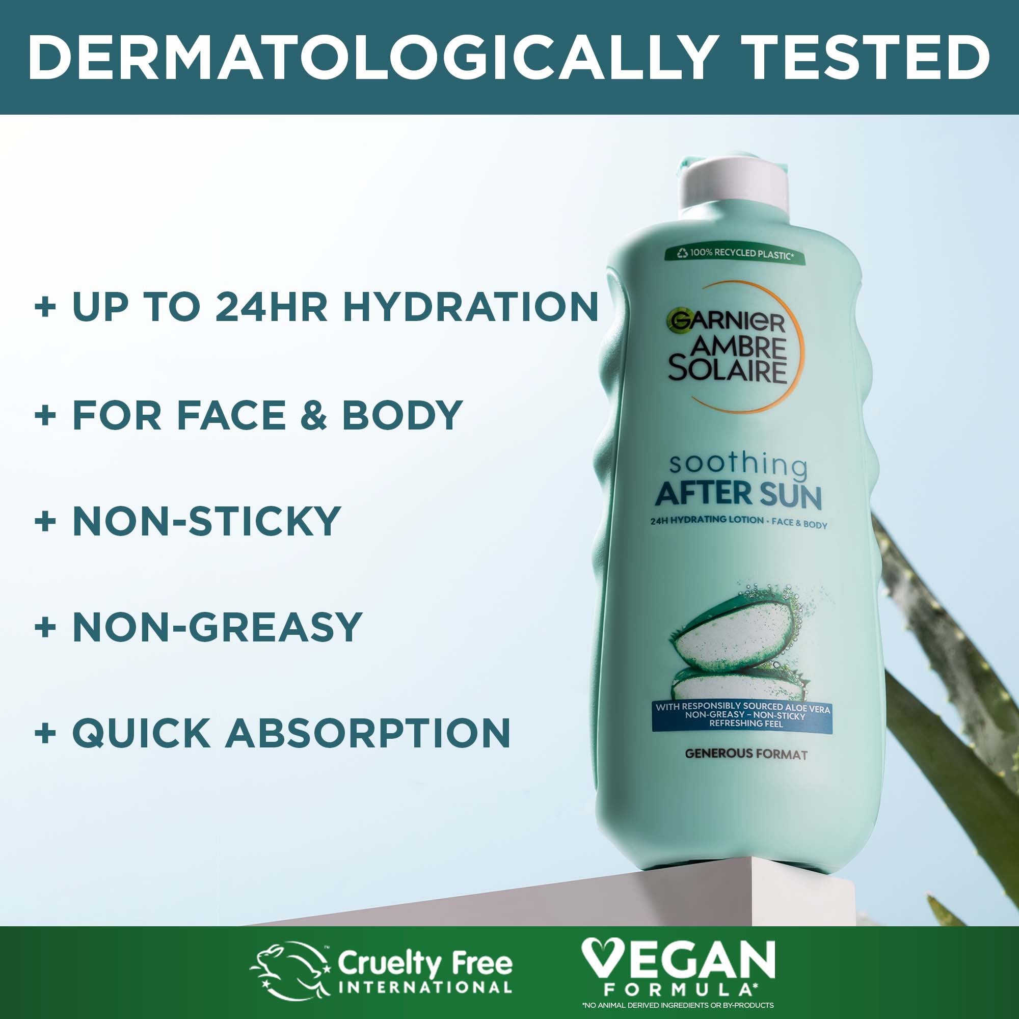 Garnier Ambre Solaire After Sun Lotion For Face & Body With Aloe Vera, 175ml Garnier — detalhe 6