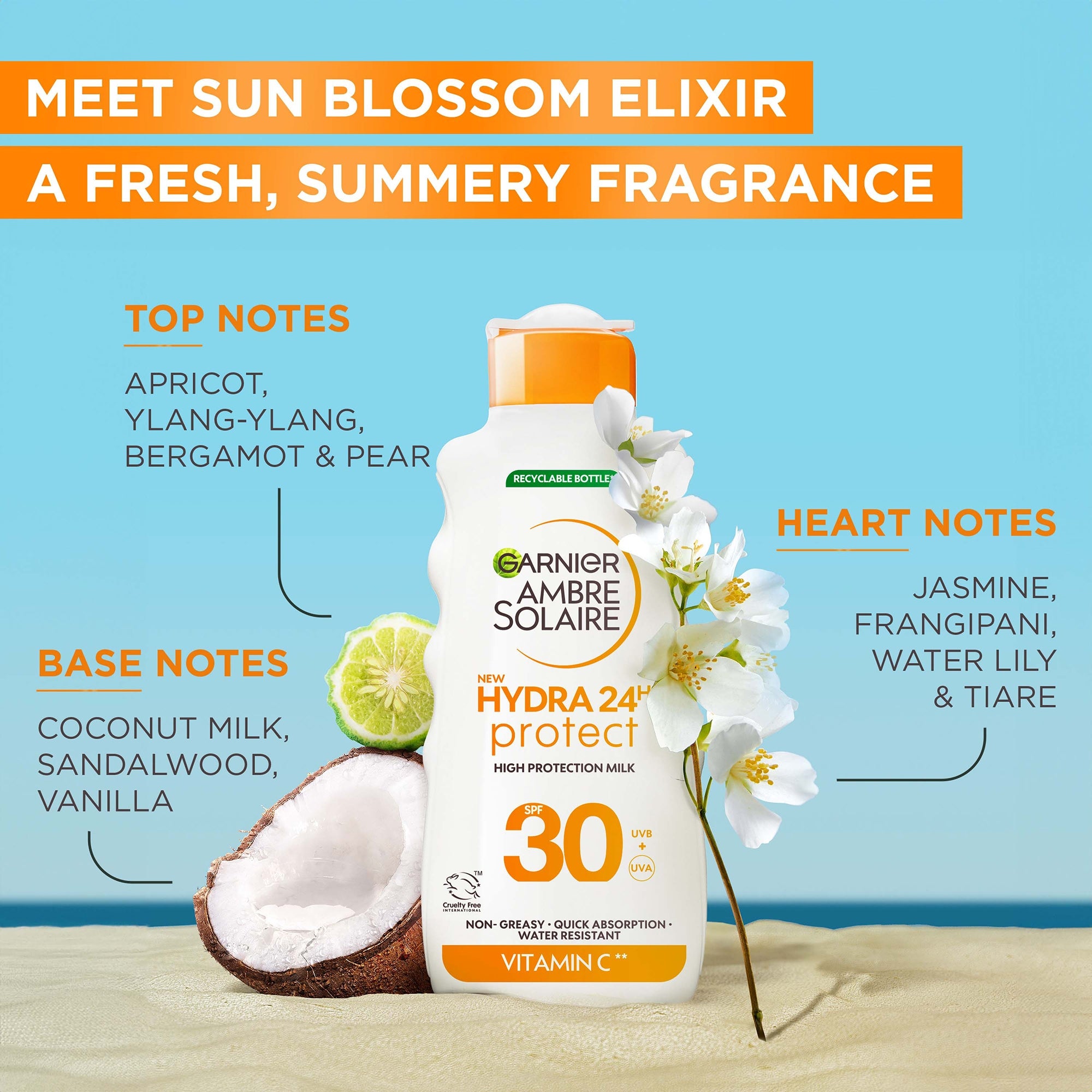 Garnier Ambre Solaire Hydra SPF30 Sun Lotion XL 400ml Garnier — detalhe 7