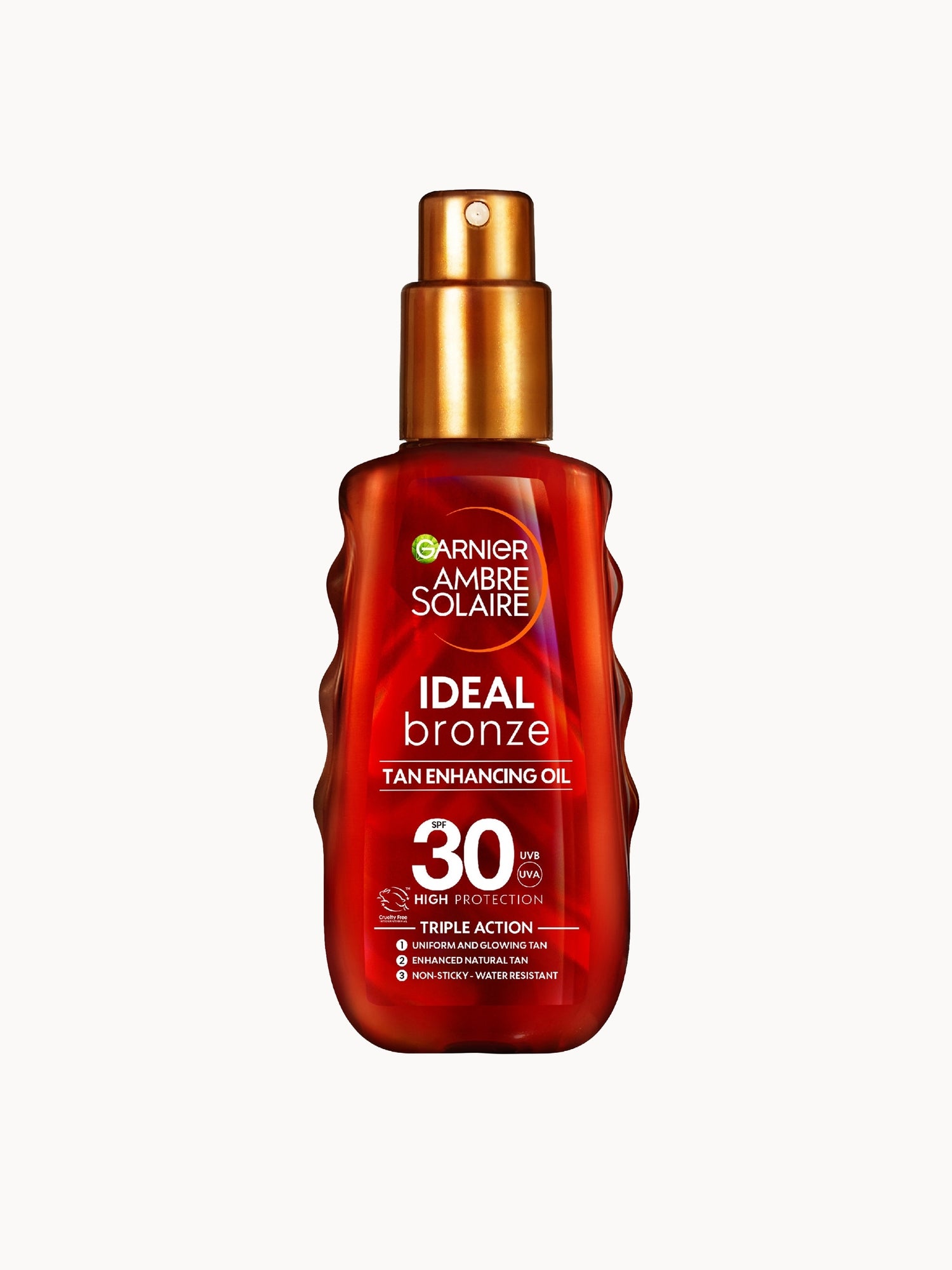 Garnier Ambre Solaire Ideal Bronze Protective Oil SPF20 Sun Cream Spray 150ml Garnier — detalhe 3