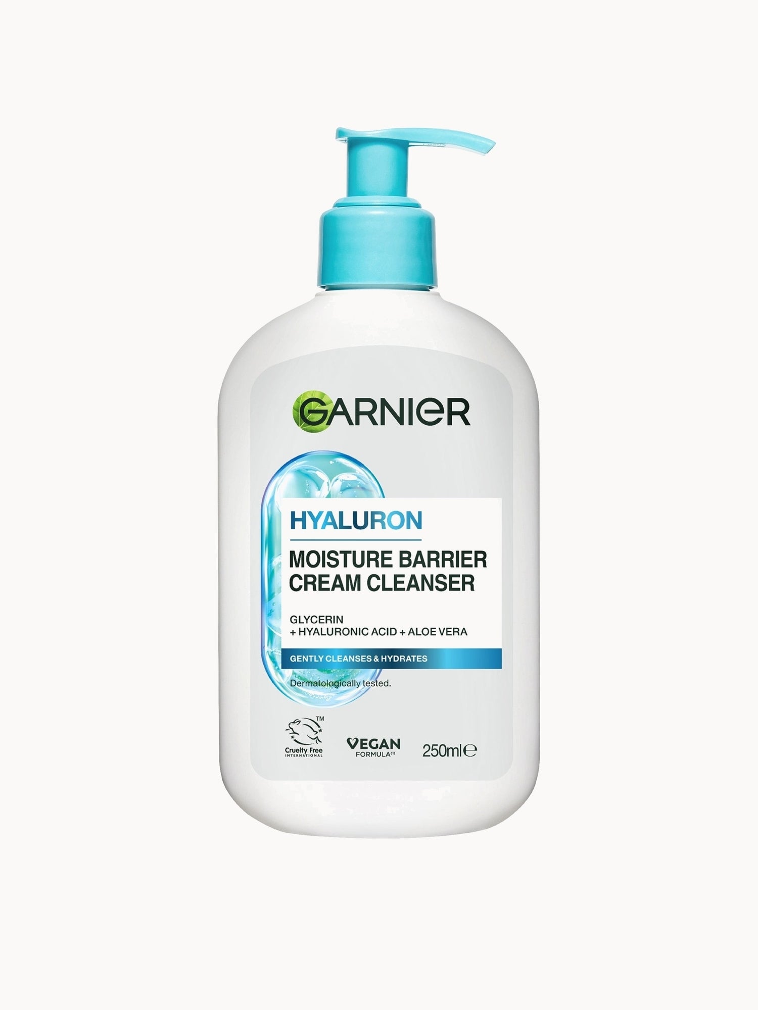 Garnier Hyaluron Barrier Protect Cream Cleanser, with Glycerin + Hyaluronic Acid + Aloe Vera 250ml Garnier — detalhe 3