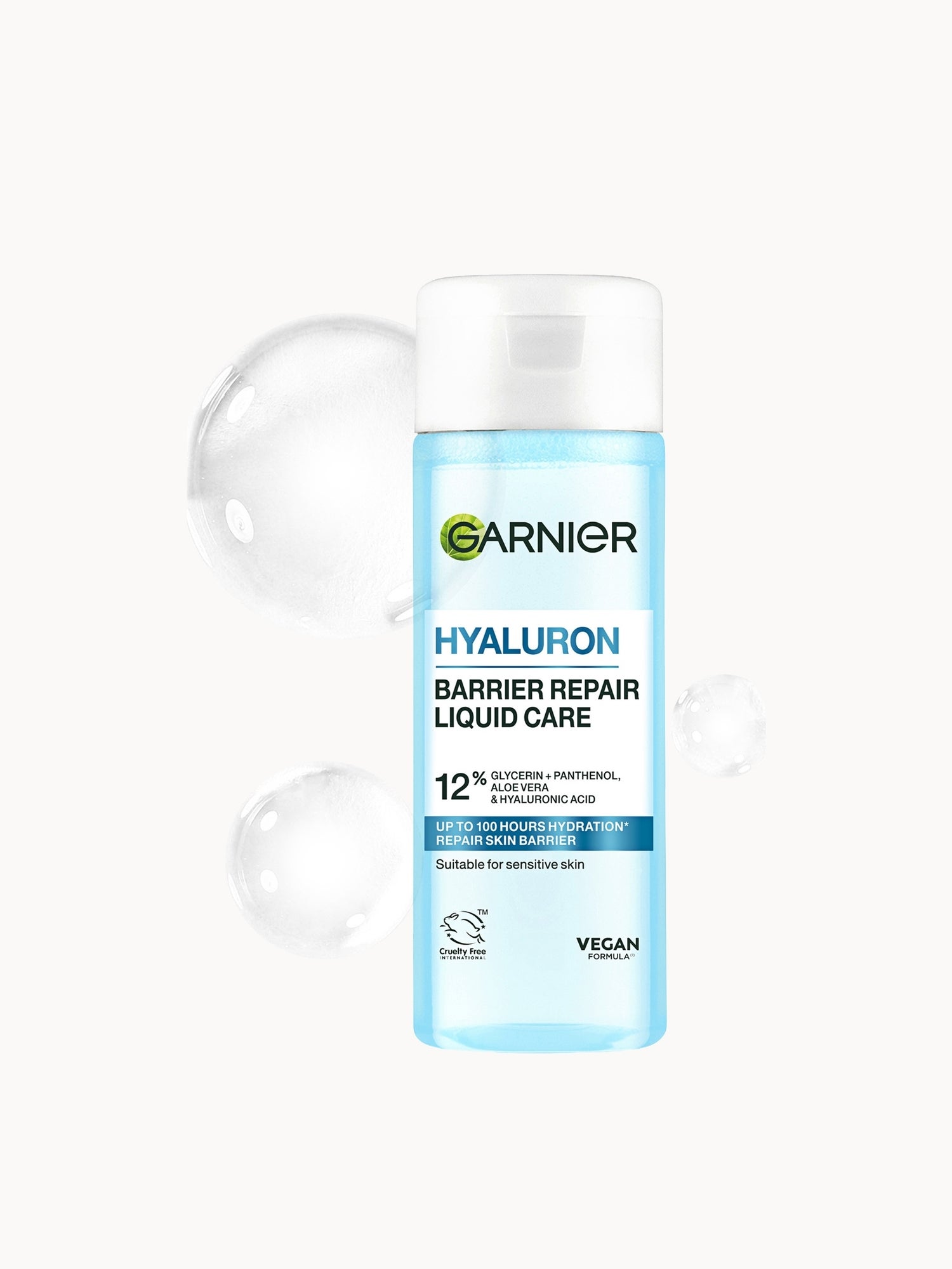 Garnier Hyaluron Barrier Repair Liquid Care with 12% with Hyaluronic acid 120ml Garnier — textura e acabamento