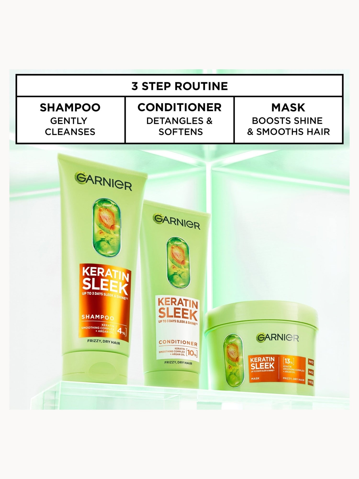 Garnier Keratin Sleek Mask 370ml Garnier — detalhe 6