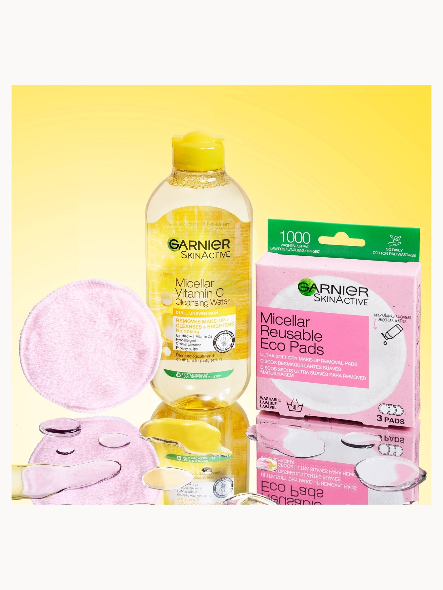 Garnier Micellar Vitamin C Water, Gentle face Cleanser & Makeup Remover, Brightening Formula, 700ml Garnier — detalhe 8