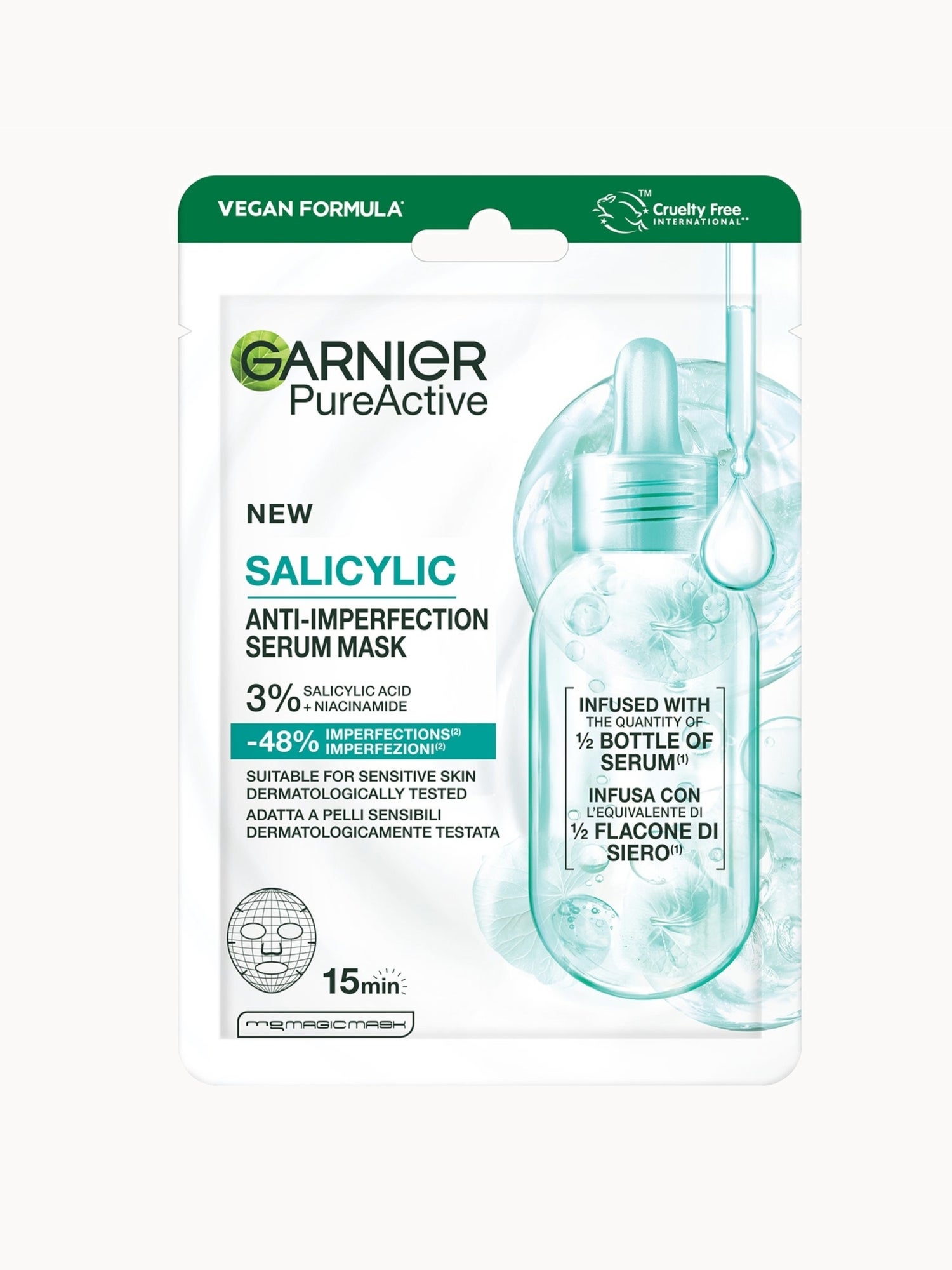 Garnier SkinActive Moisture Bomb Vitamin C Sheet Mask 28g Garnier — detalhe 6