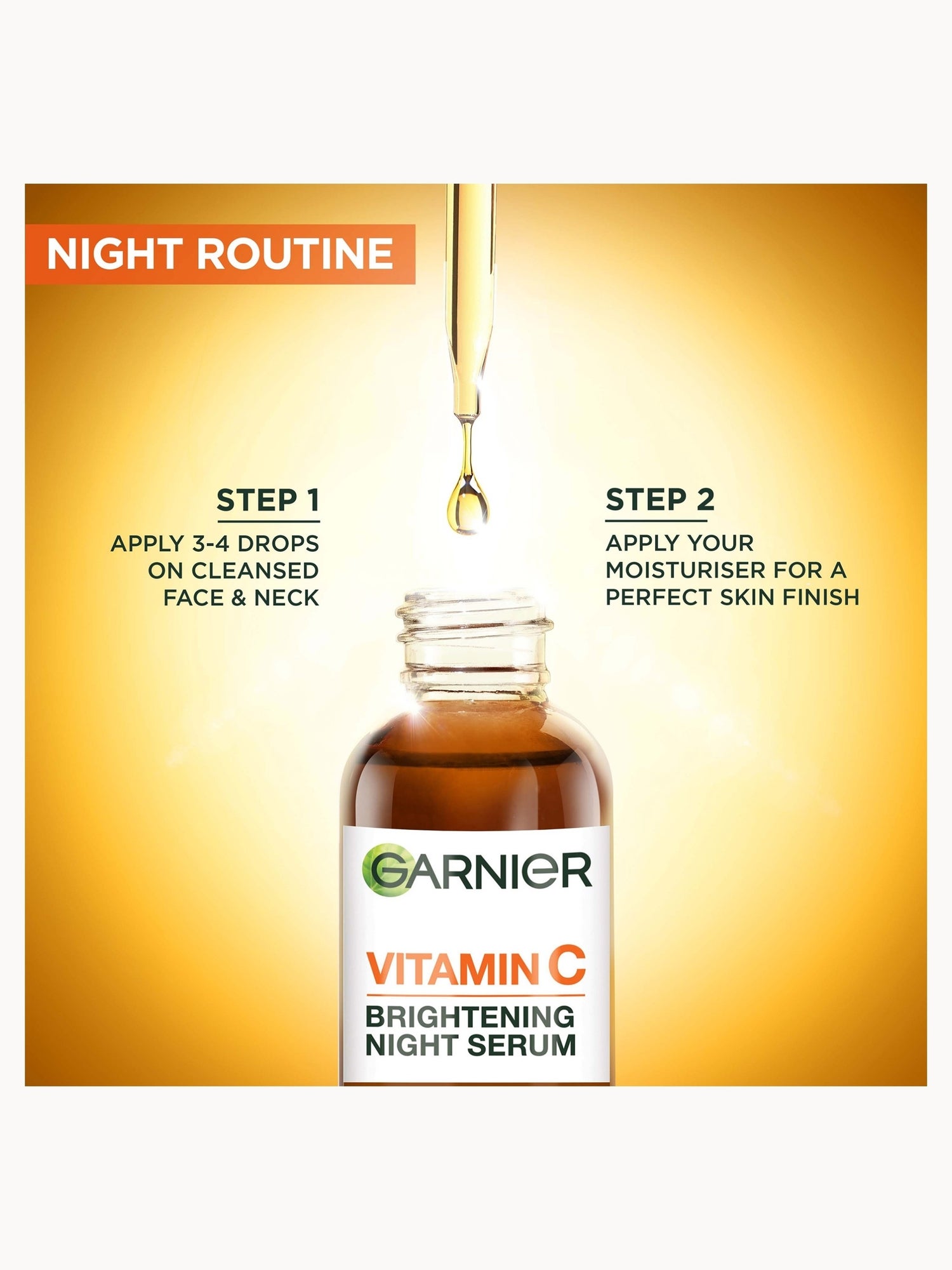 Garnier Targeted Anti Dark Spot Night Serum for Face, 10% Pure Vitamin C & Hyaluronic Acid 30ml Garnier — detalhe 8
