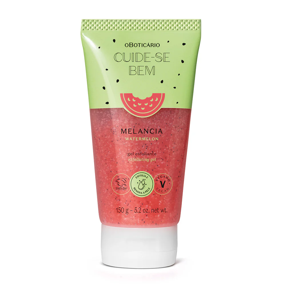 Gel Esfoliante Corporal Cuide-se Bem Melancia 150g