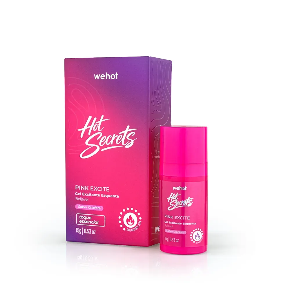 Embalagem de Gel Excitante Esquenta Chiclete 15g Wepink Wehot em Luanda, Angola - Cosméticos de Luxo Seth