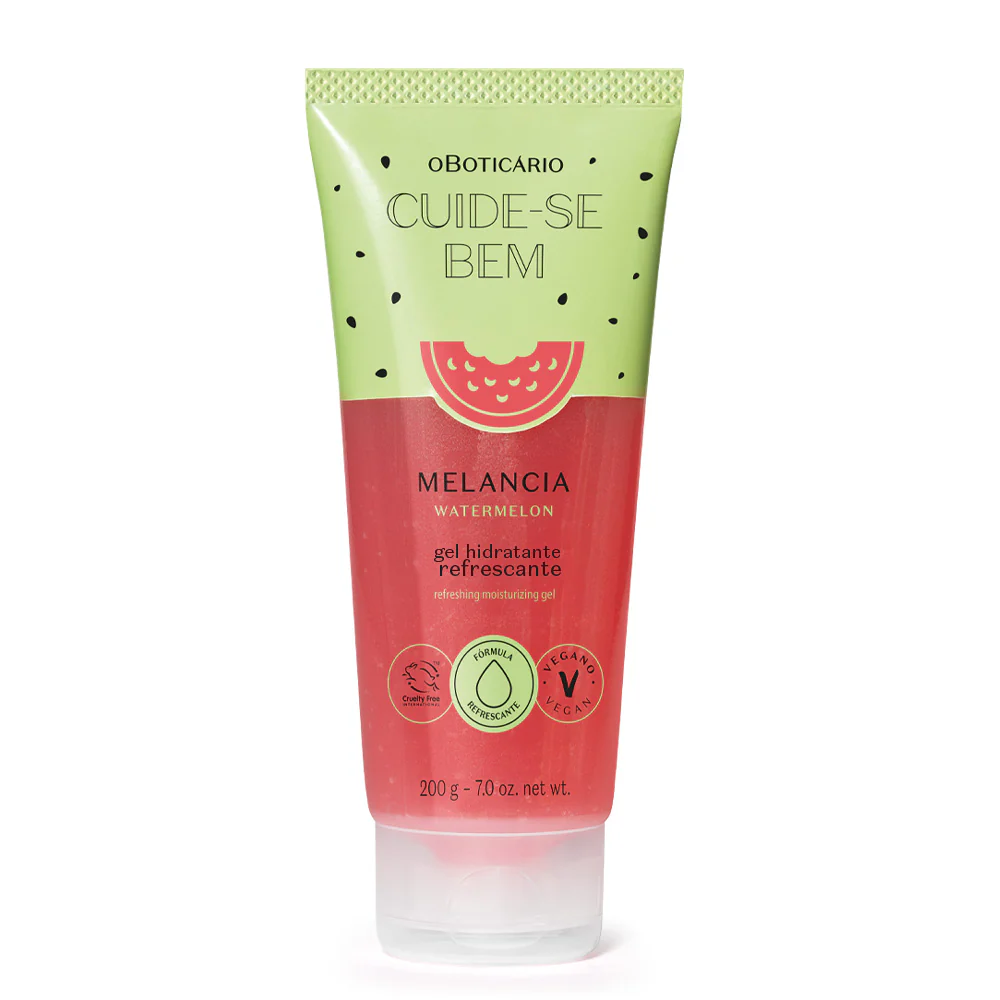 Gel Hidratante Refrescante Cuide-se Bem Melancia, 200g