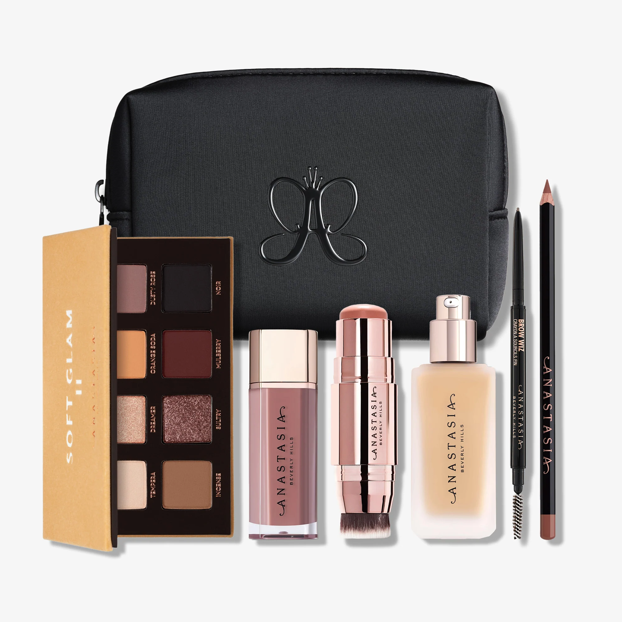 Glamour Seeker Gift Set Anastasia Beverly Hills — textura e acabamento