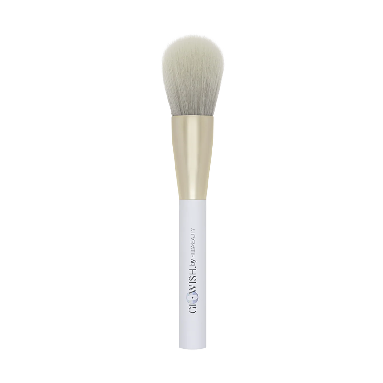 GloWish All Over Face Powder Brush Huda Beauty — textura e acabamento