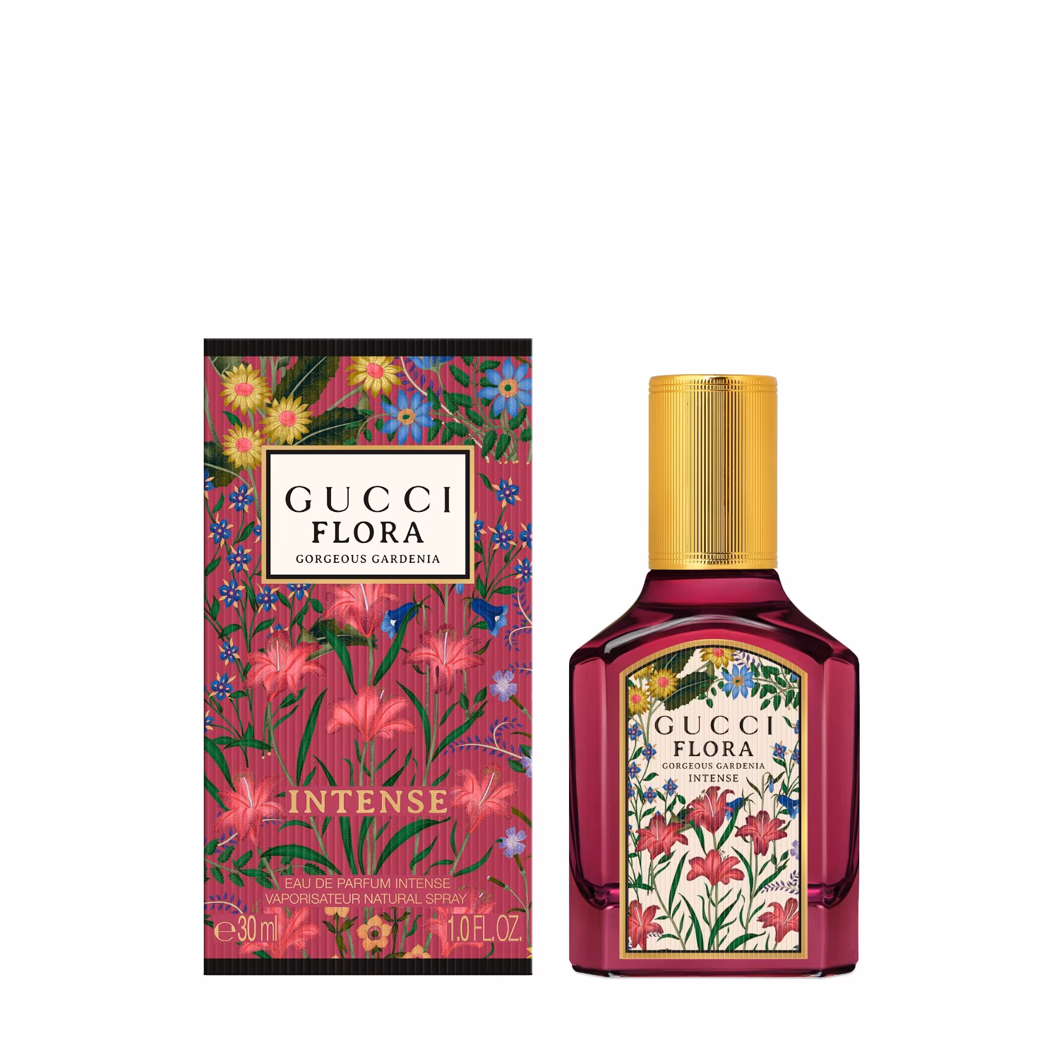 Gucci Flora by Gucci Gorgeous Gardenia Intense Eau de Parfum Gucci — textura e acabamento