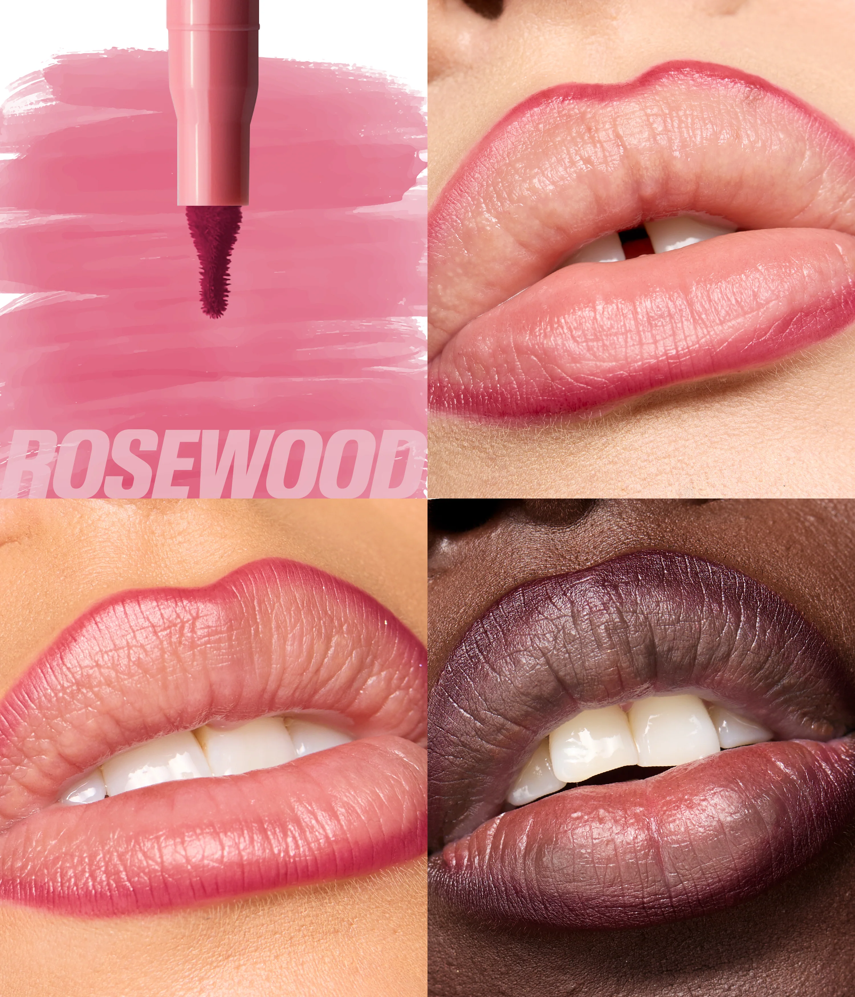 Habibti Rosy Pink Lip Duo Huda Beauty — detalhe 4