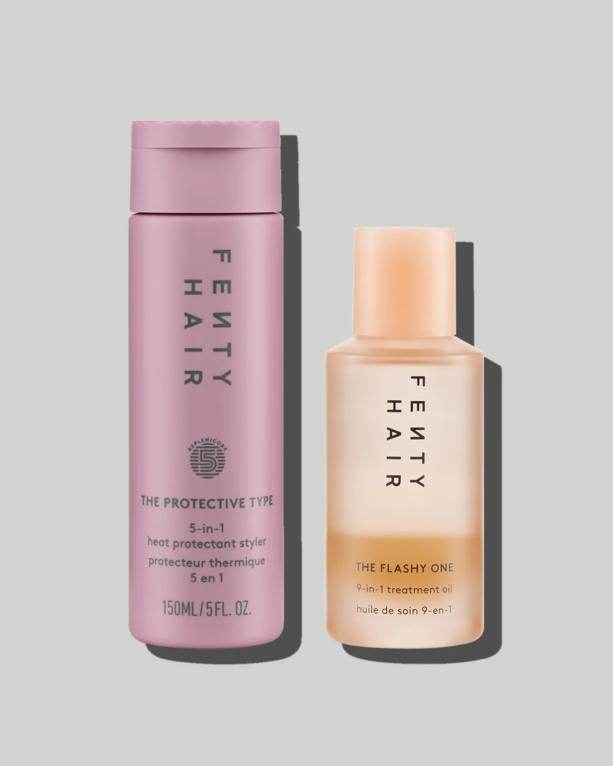 Heat Stylers Bundle: The Protective Type Heat Protectant Styling Cream + The Flashy One Hair Treatment Oil da Rihanna original em Luanda, Angola - Cosméticos e Perfumaria