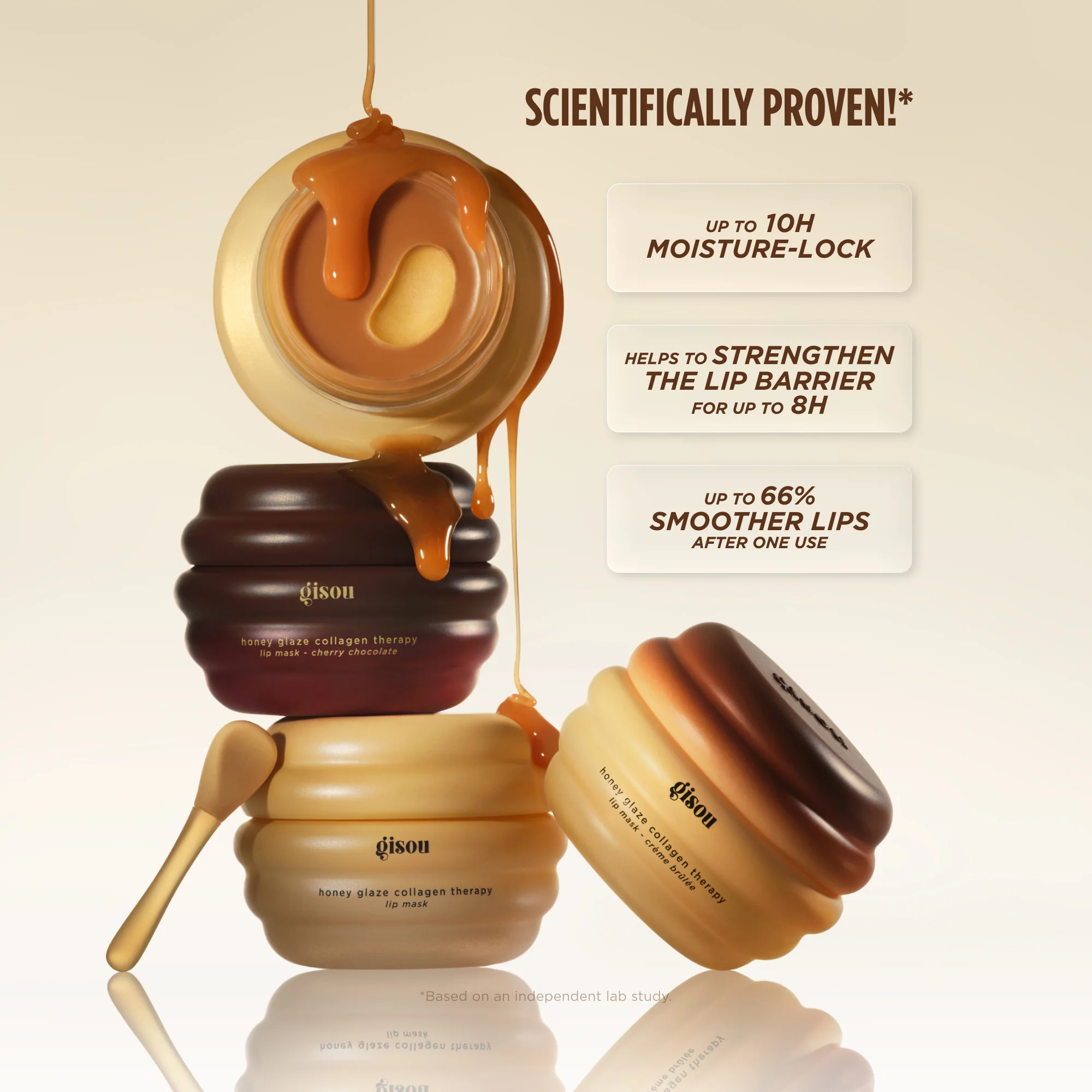 Honey Glaze Lip Mask Trio Gisou — detalhe 3