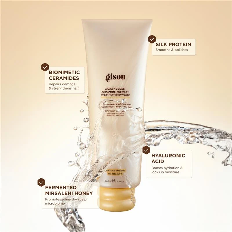Honey Gloss Ceramide Therapy Hydrating Conditioner Gisou — detalhe 4