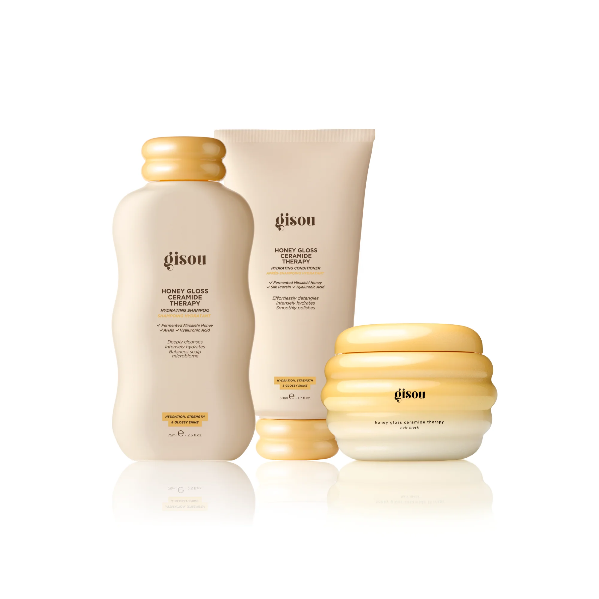 Honey Gloss Hair Wash Trio Gisou — detalhe 4
