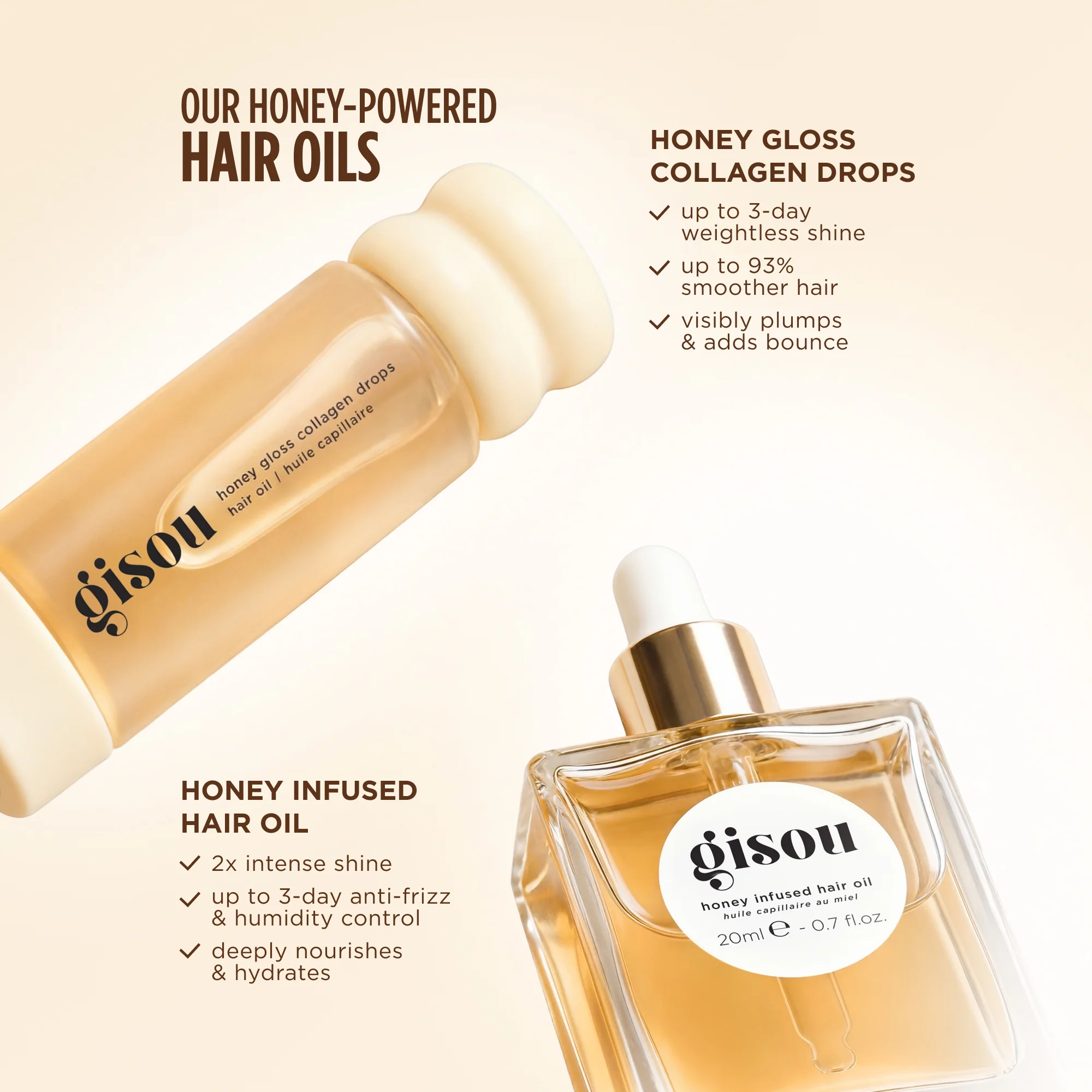 Honey Hair Oil Duo Gisou — detalhe 3