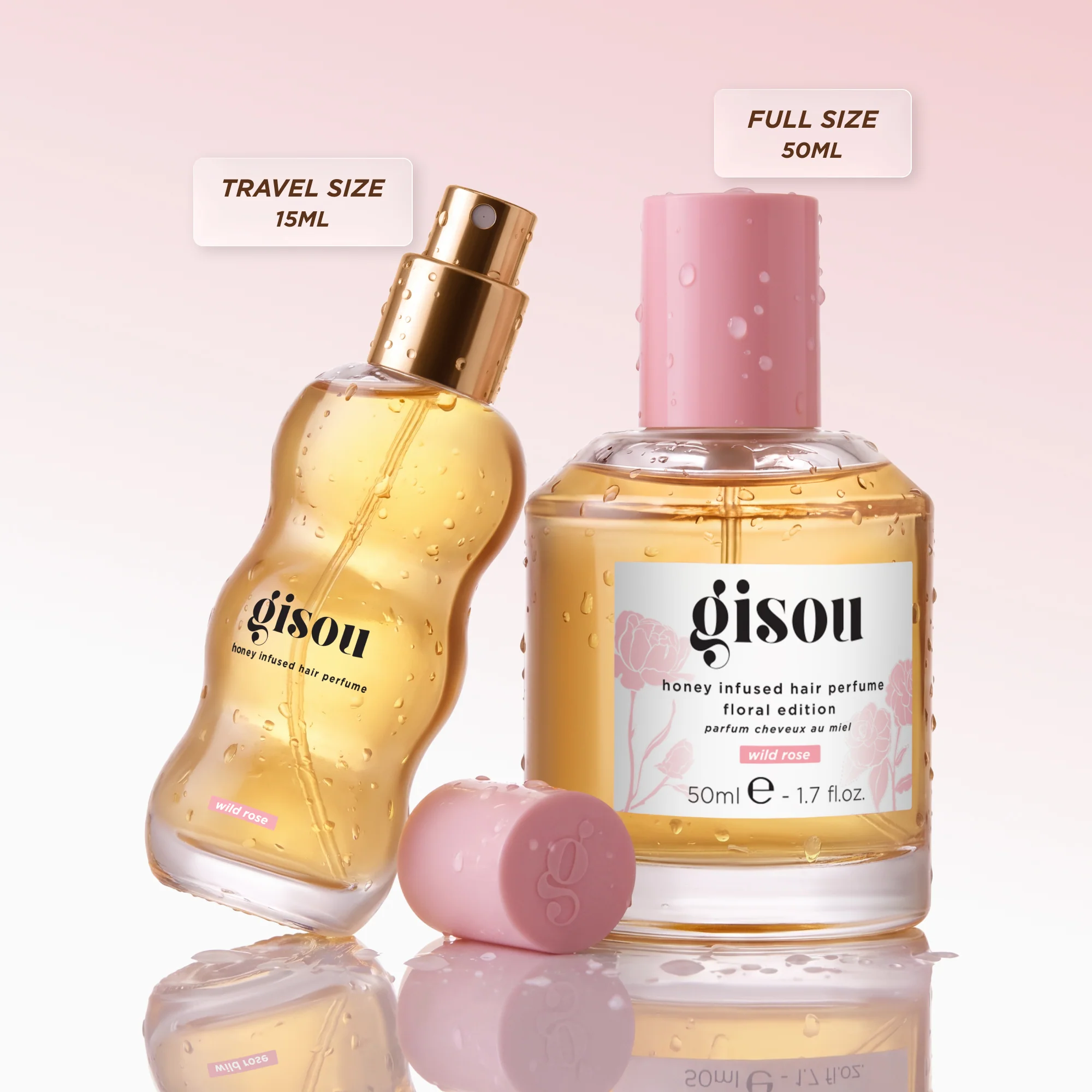 Honey Infused Hair Perfume Wild Rose Gisou — detalhe 4