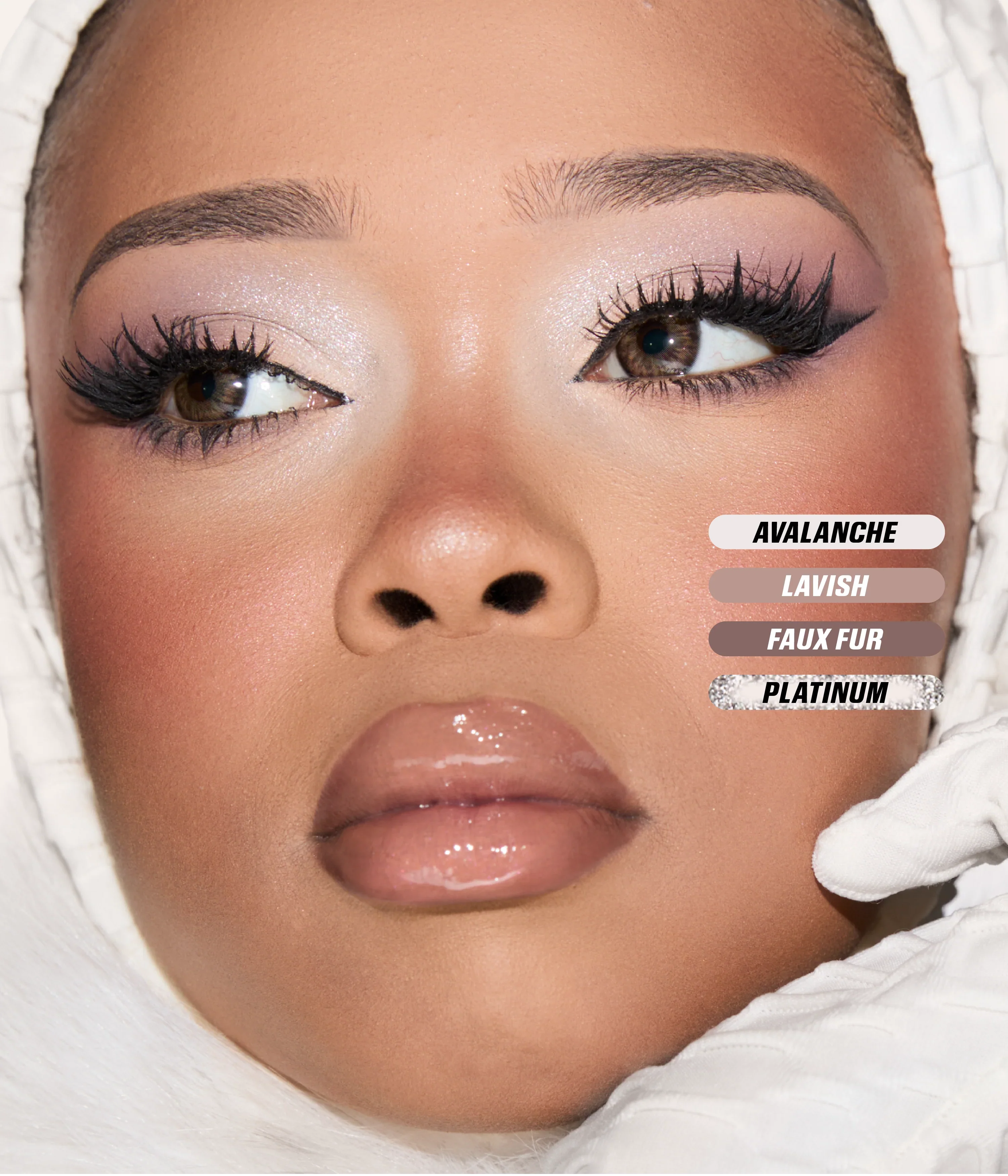 Icy Nude Eyeshadow Palette Huda Beauty — detalhe 5