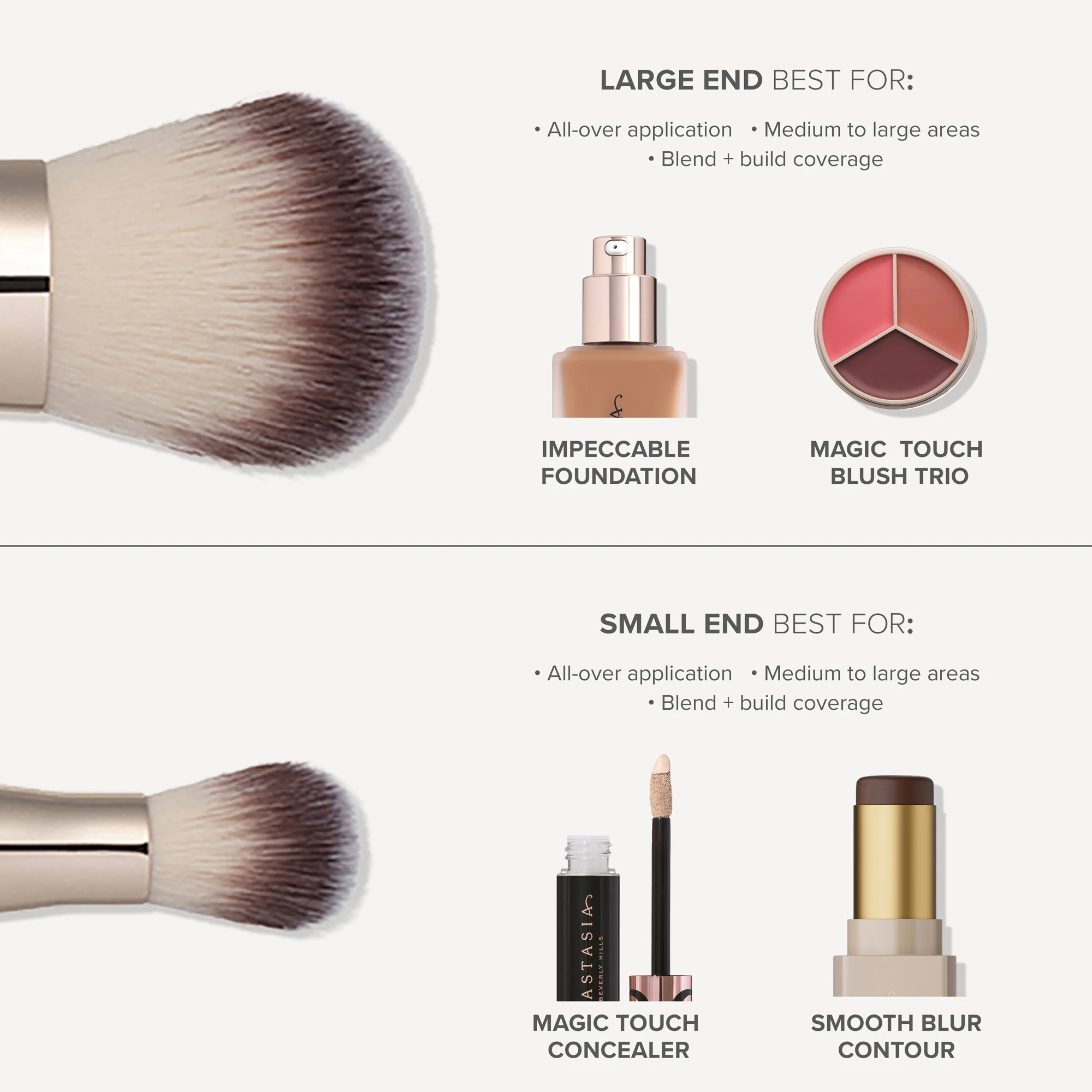 Impeccable Foundation & Face Brush Anastasia Beverly Hills — detalhe 6