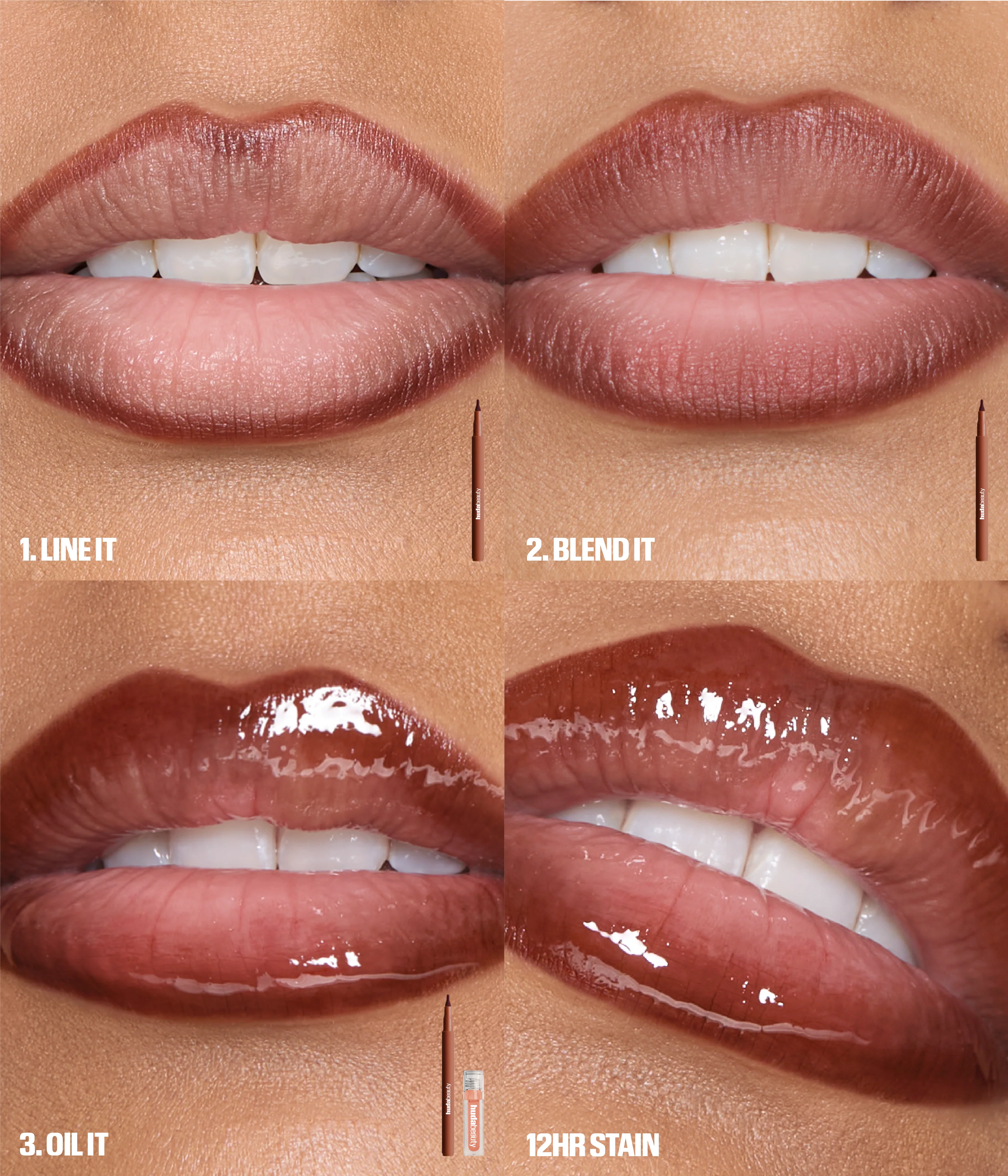 Jelly Stained Lip Kit Huda Beauty — detalhe 6