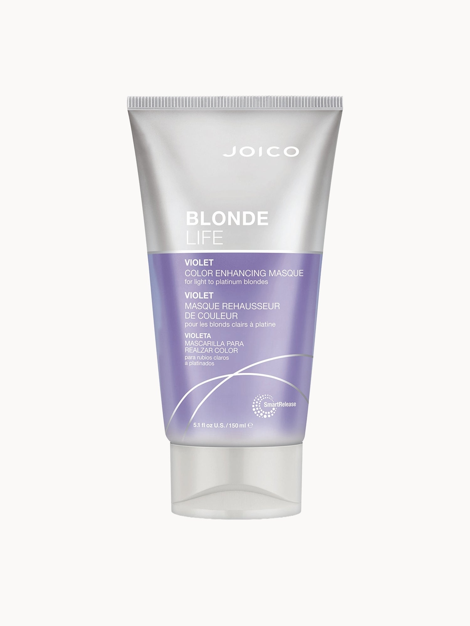 Joico Blonde Life VIOLET Color Enhancing Masque 150ml Joico — textura e acabamento
