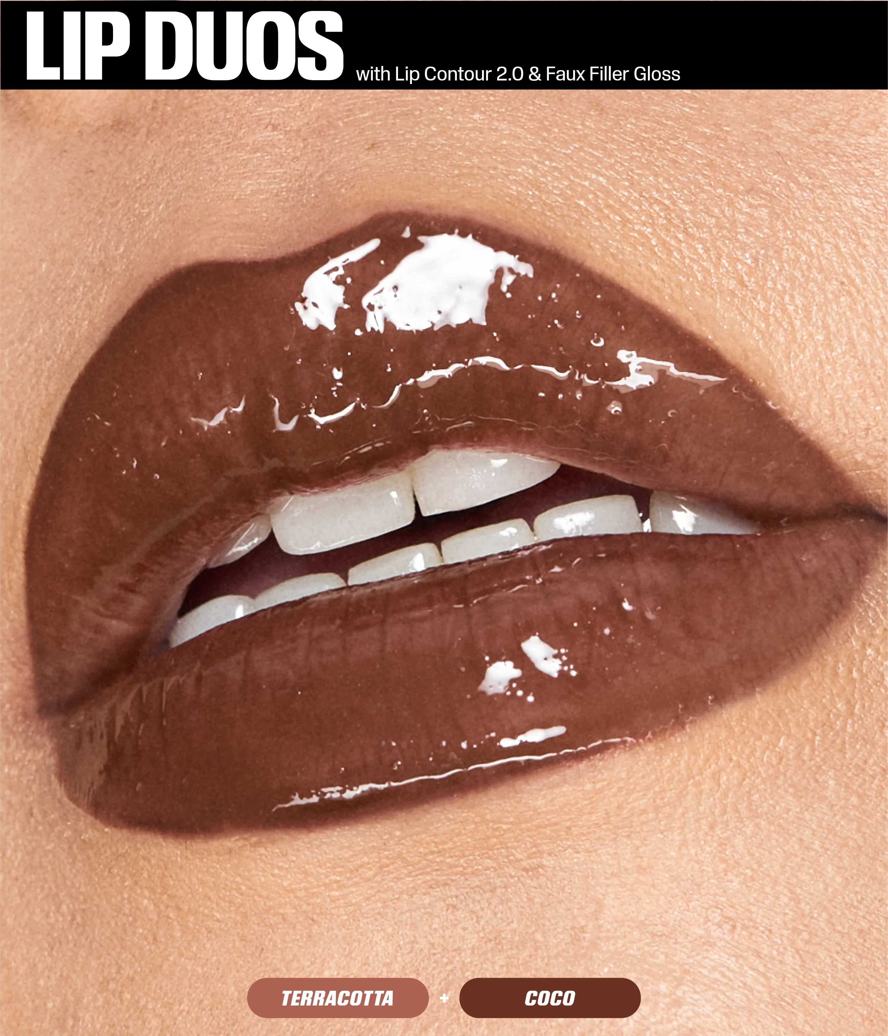 Juicy Coco Lip Duo Huda Beauty — detalhe 3