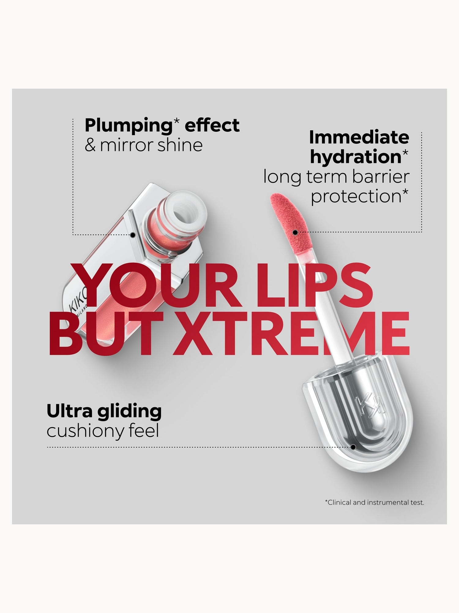 KIKO Milano 3D Hydra Xtreme Plumping Lip Gloss 6ml (Various Shades) KIKO Milano — detalhe 7
