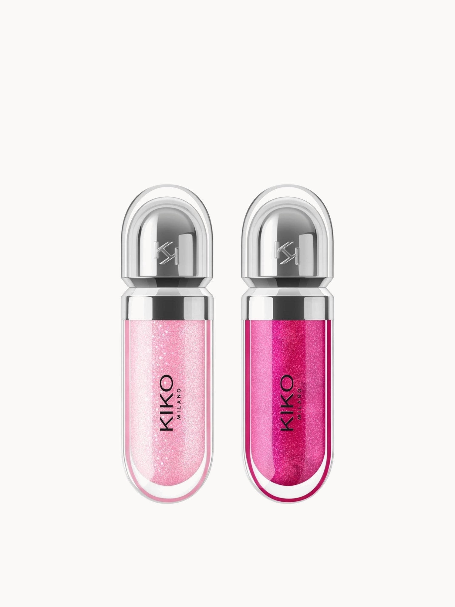 KIKO Milano Exclusive 'Nothing Beats Your First Love' 3D Hydra Lip Gloss Duo KIKO Milano — textura e acabamento