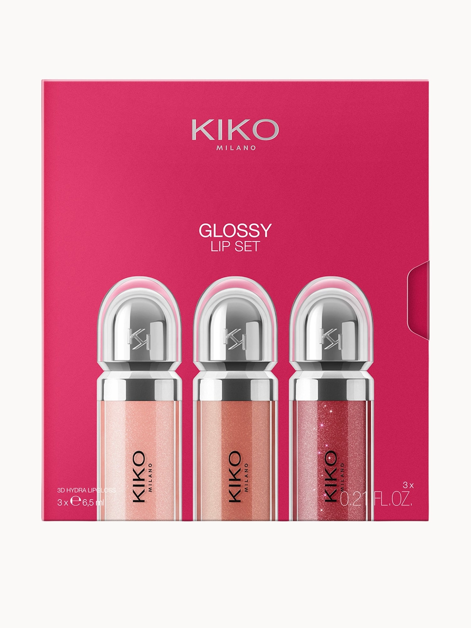 KIKO Milano Glossy Lip Set 02 (Worth £38.97) KIKO Milano — textura e acabamento