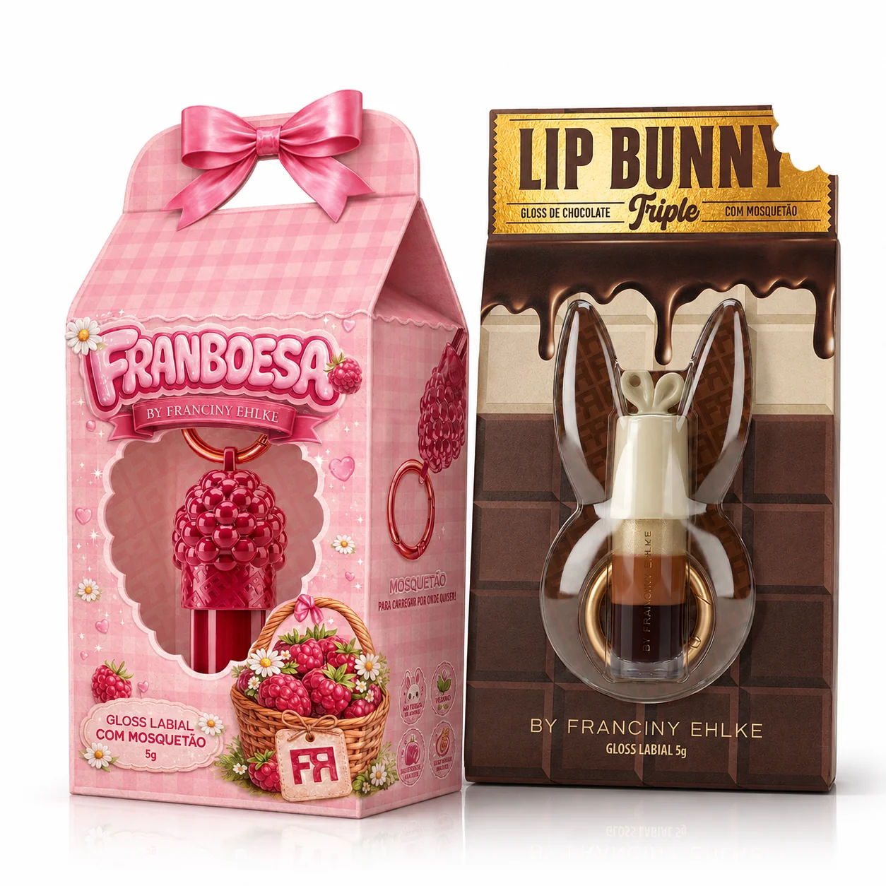 Kit Franboesa + Lip Bunny Triple original em Luanda, Angola - Cosméticos e Perfumaria