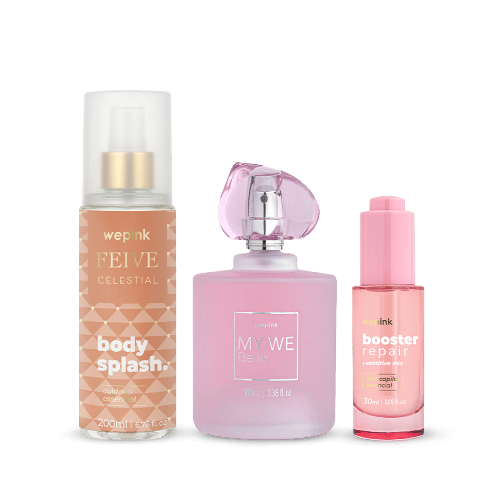 Kit My We Belle + Body Splash Feive Celestial + Booster - Wepink