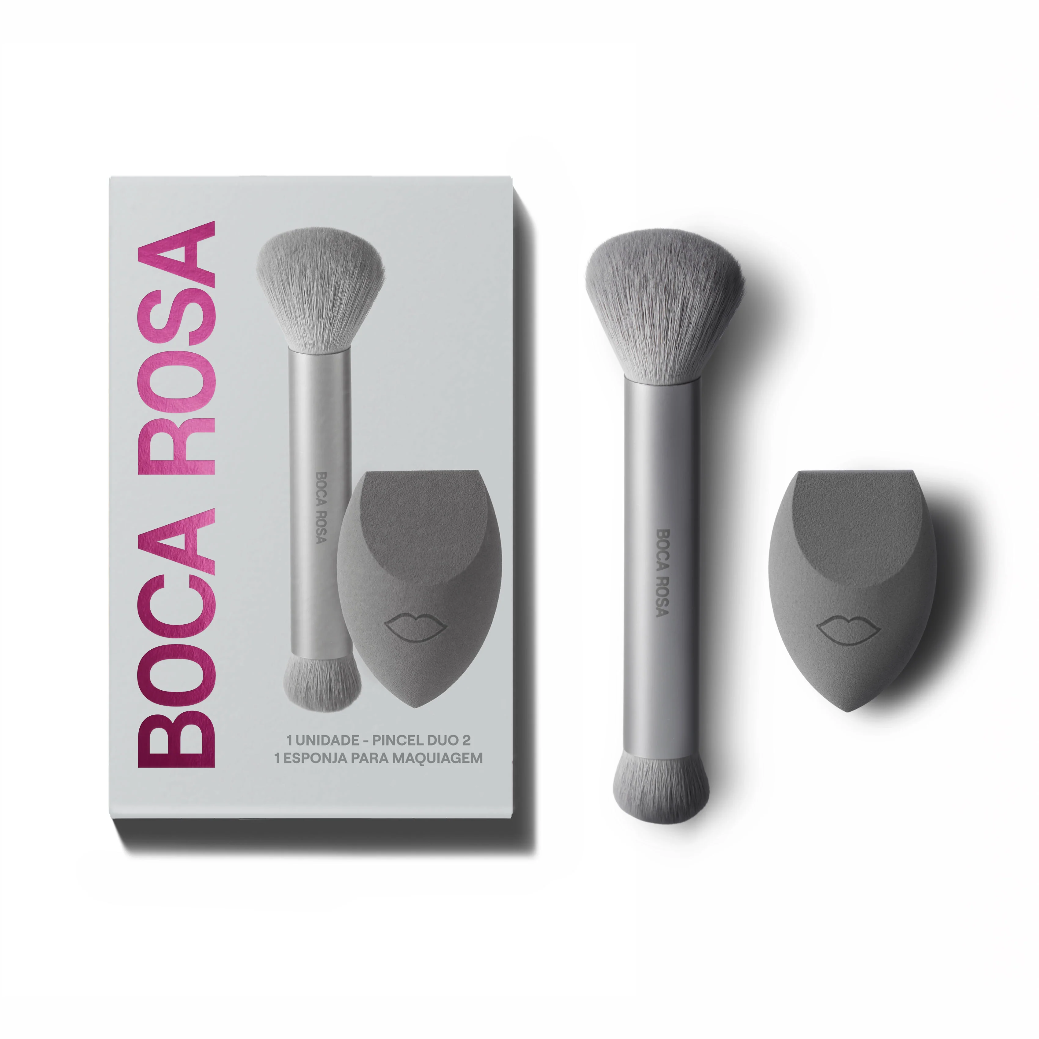 Kit Pincel Duo 2 + Esponja