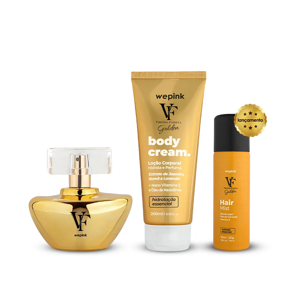 Kit VF Golden + Body Cream + Hair Mist - Wepink