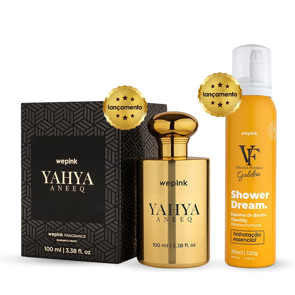 Kit Yahya Aneeq + Espuma de Banho VF Golden Wepink da Virginia Fonseca original em Luanda, Angola - Cosméticos e Perfumaria