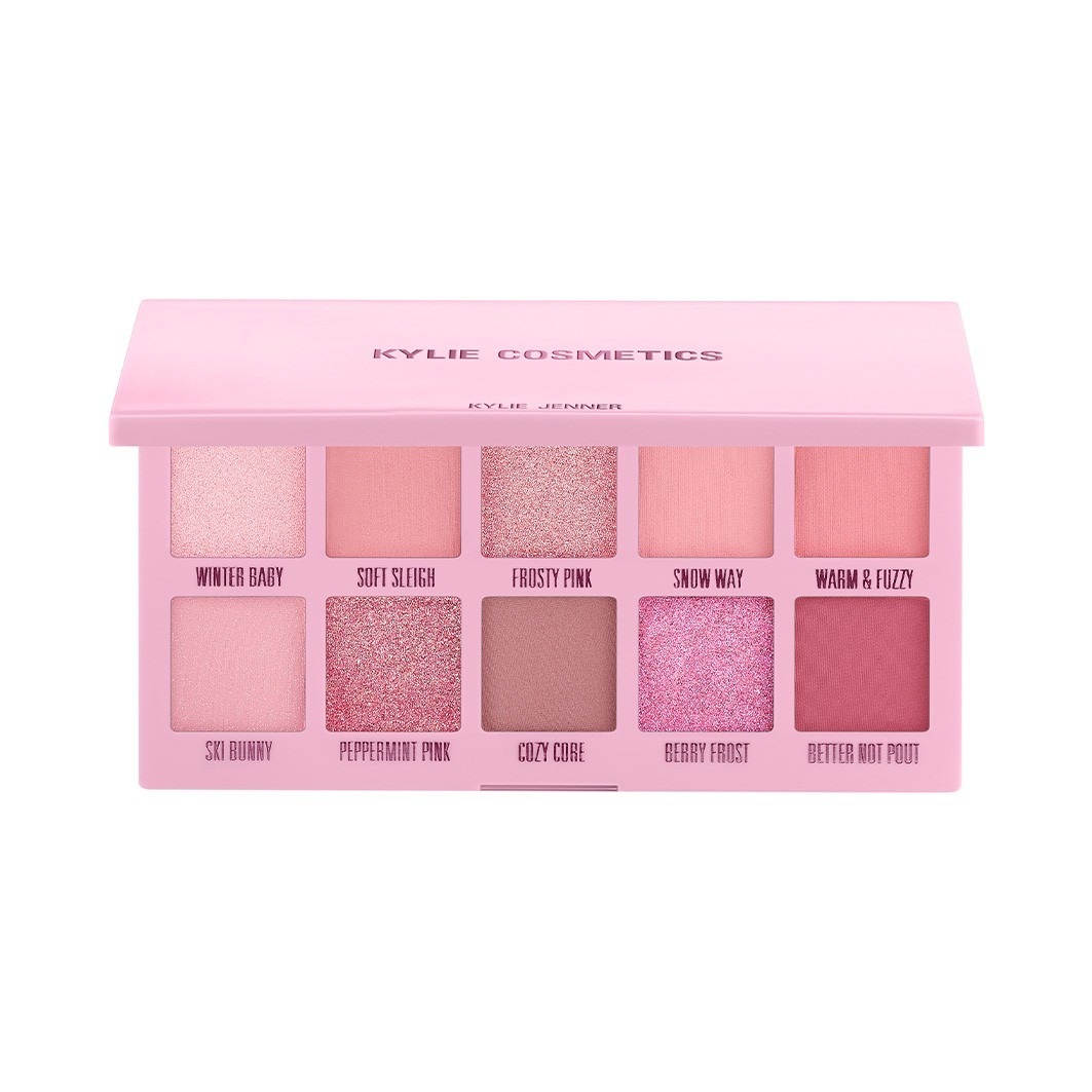 KYLIE COSMETICS Winter Kissed Eyeshadow Palette — embalagem e produto