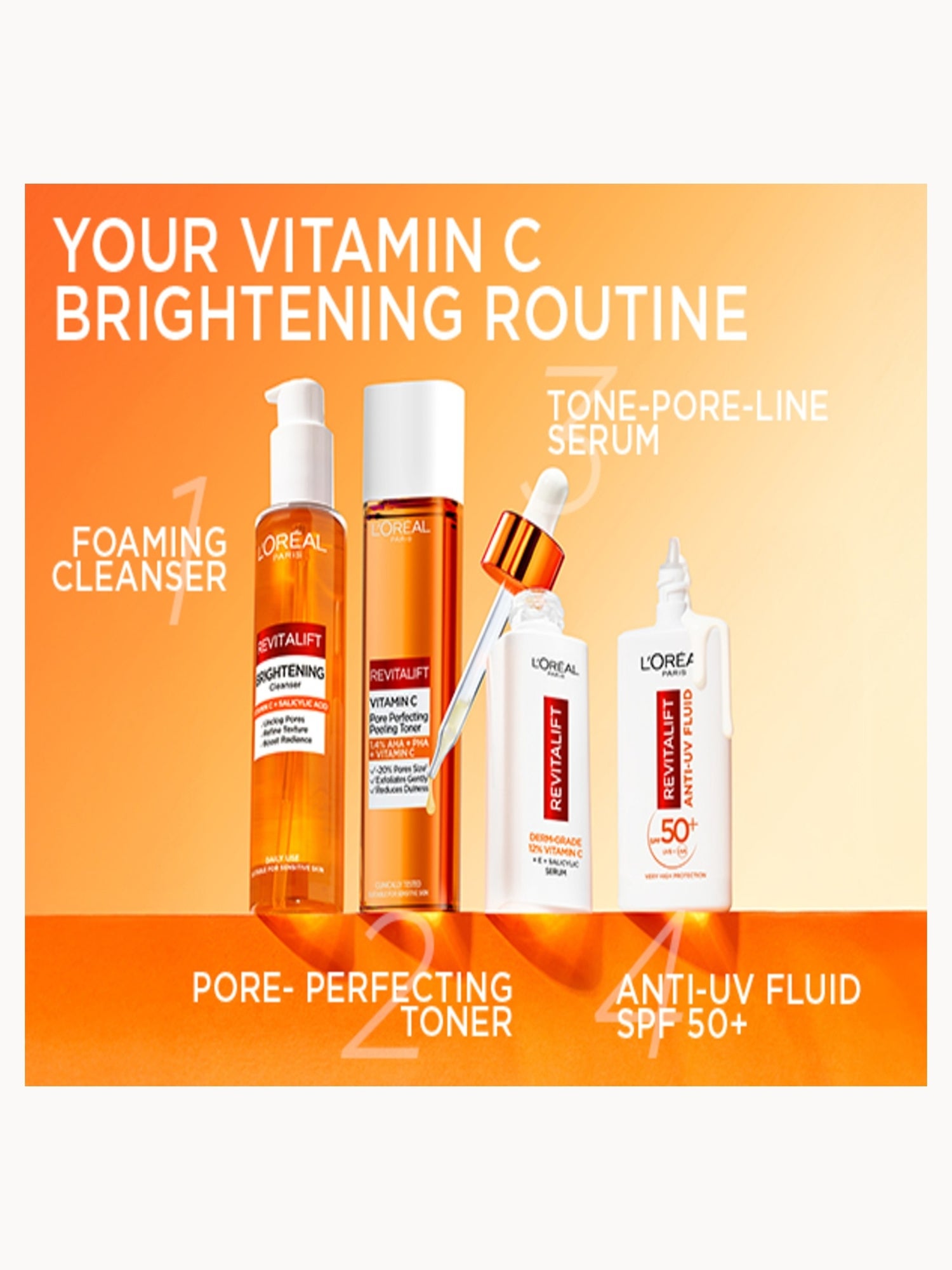 L'Oréal Paris Daily Fluid Tinted Glow SPF 50+ 50ml (Various Shades) L'Oréal Paris — detalhe 5