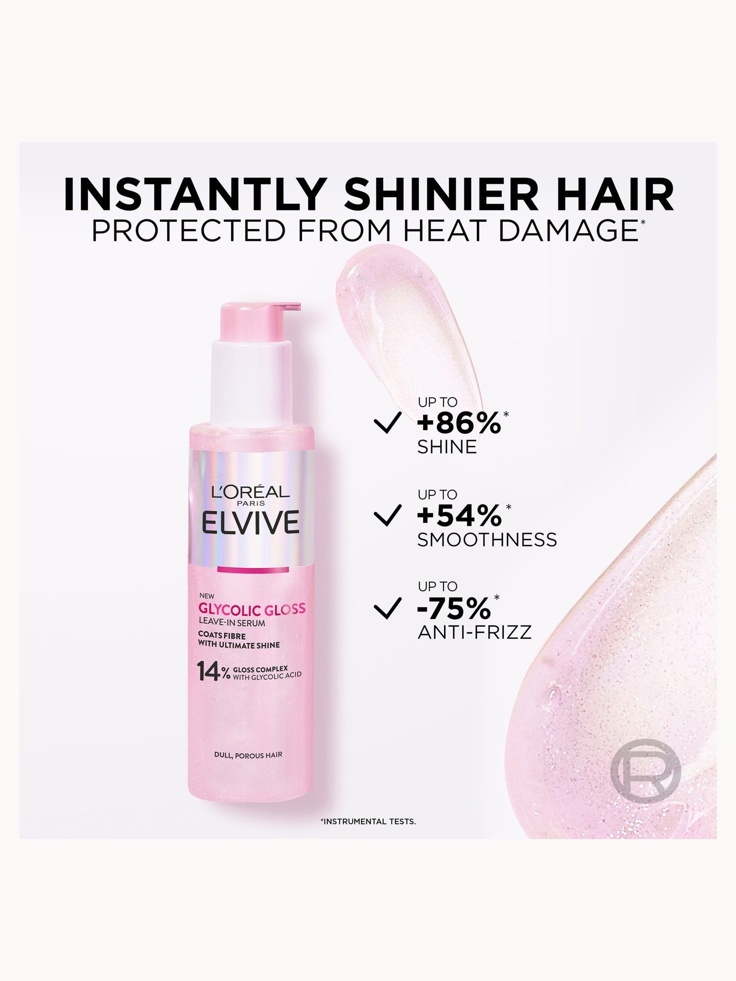 L'Oréal Paris Elvive Glycolic Gloss Leave-in Serum for Dull Hair 150ml L'Oréal Paris — detalhe 3