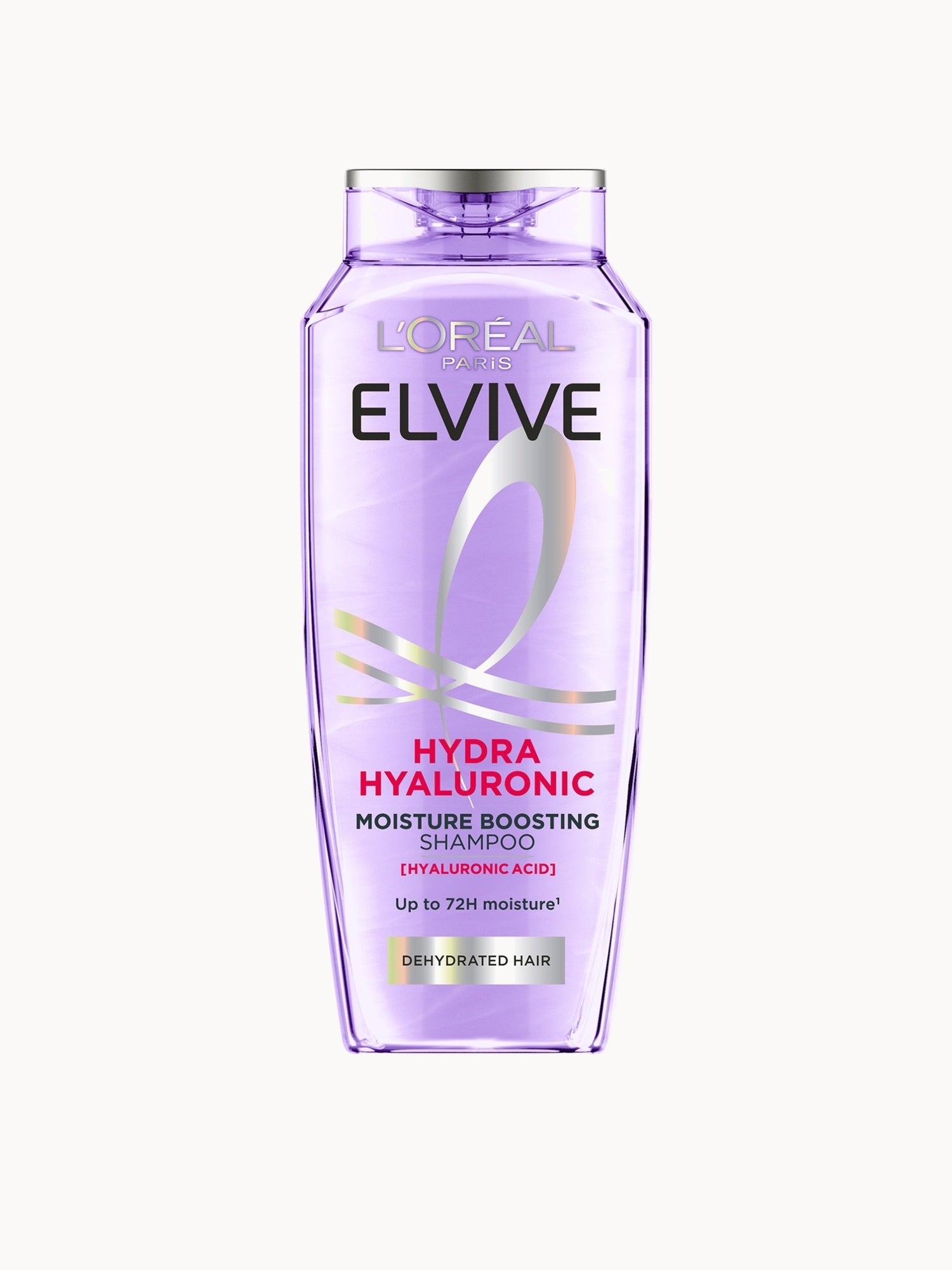 L’Oréal Paris Elvive Hydra Hyaluronic Moisture Boosting Shampoo with Hyaluronic Acid for Dry & Dehydrated Hair 500ml L'Oréal Paris — textura e acabamento