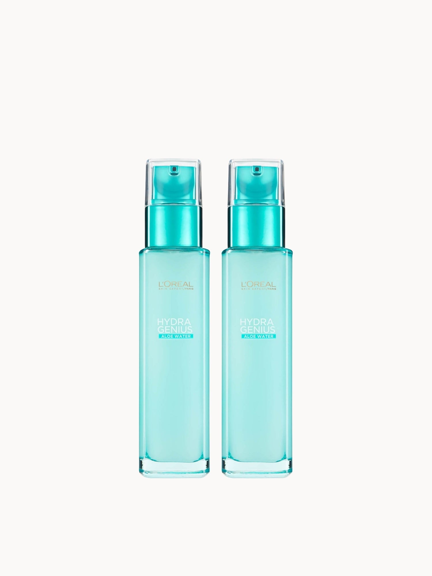 L'Oréal Paris Hydra Genius Liquid Care Moisturiser for Normal Combination Skin 70ml 2 Pack Exclusive L'Oréal Paris — textura e acabamento