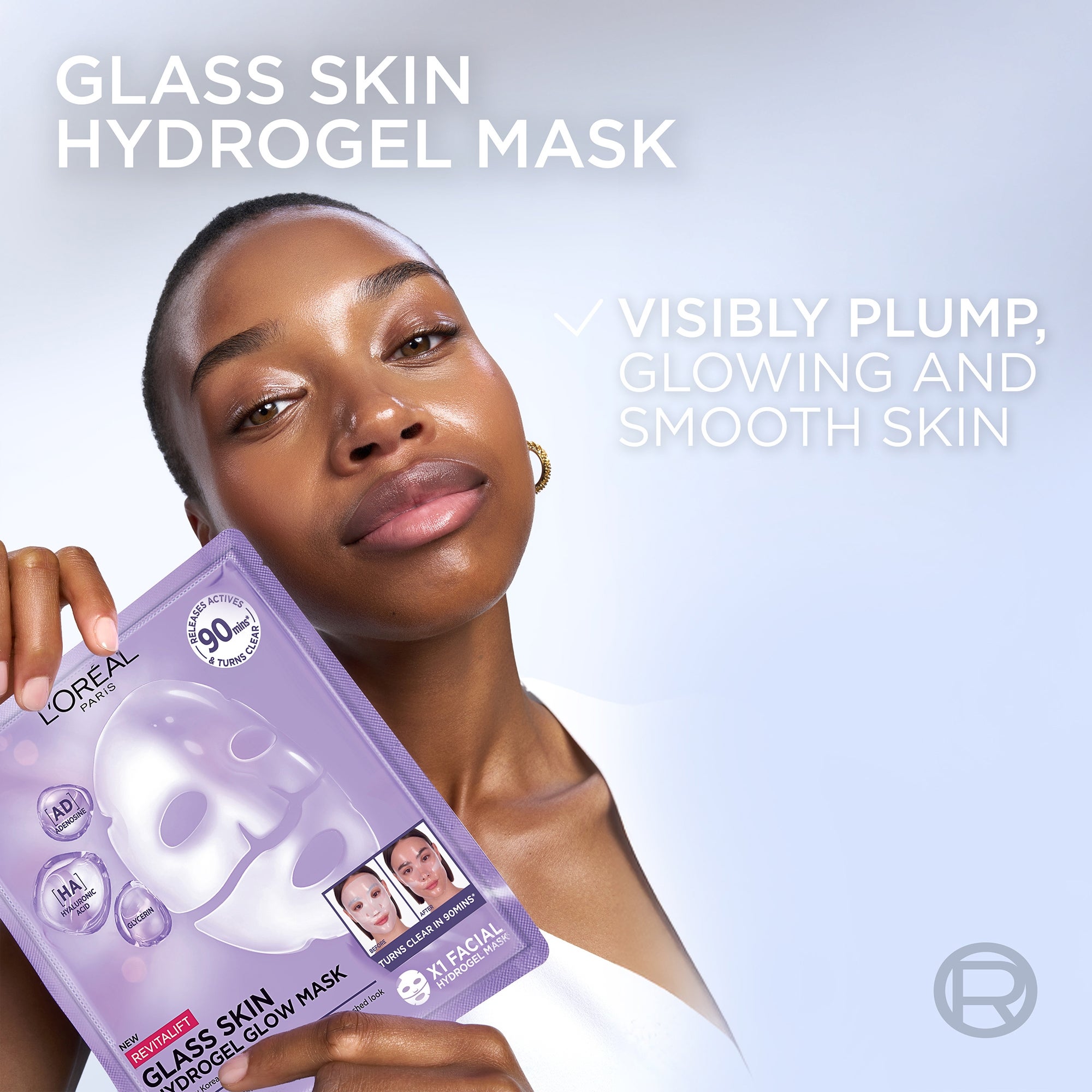 L'Oréal Paris Revitalift Filler Glass Skin Hydrogel Glow Mask Single Pack L'Oréal Paris — detalhe 5
